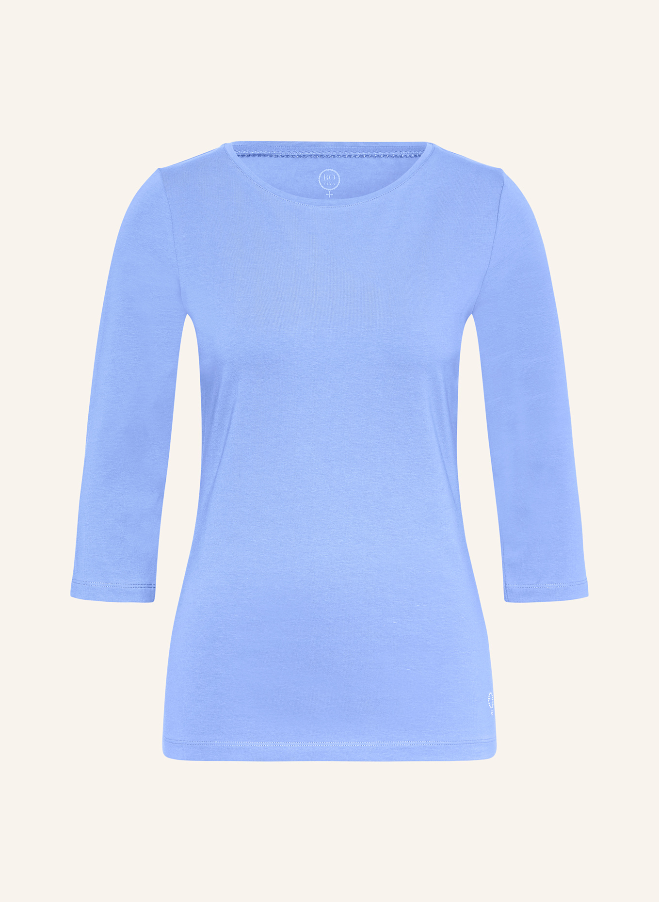 BOVIVA Shirt with 3/4 sleeve: LIGHT BLUE