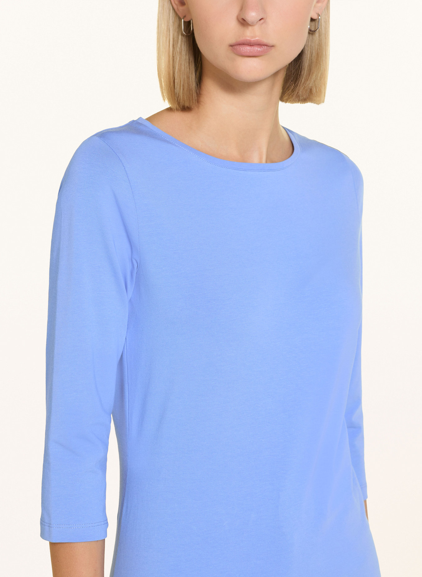 BOVIVA Shirt with 3/4 sleeve: LIGHT BLUE