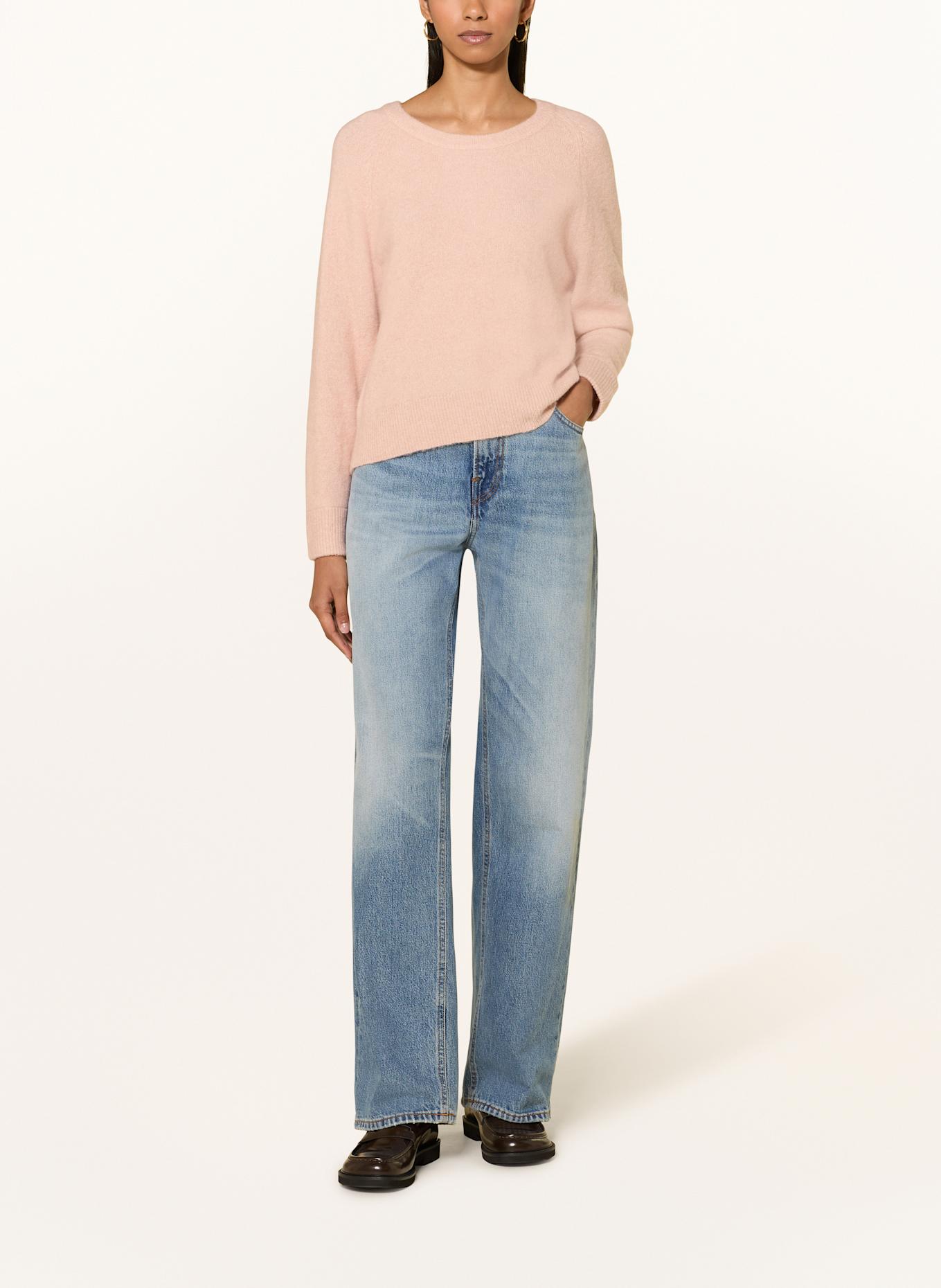 SAMSØE  SAMSØE Pullover NOR O-N SHORT mit Alpaka: NUDE