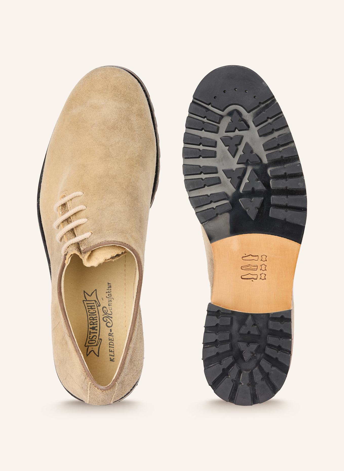 OSTARRICHI Haferlschuhe: HELLBRAUN