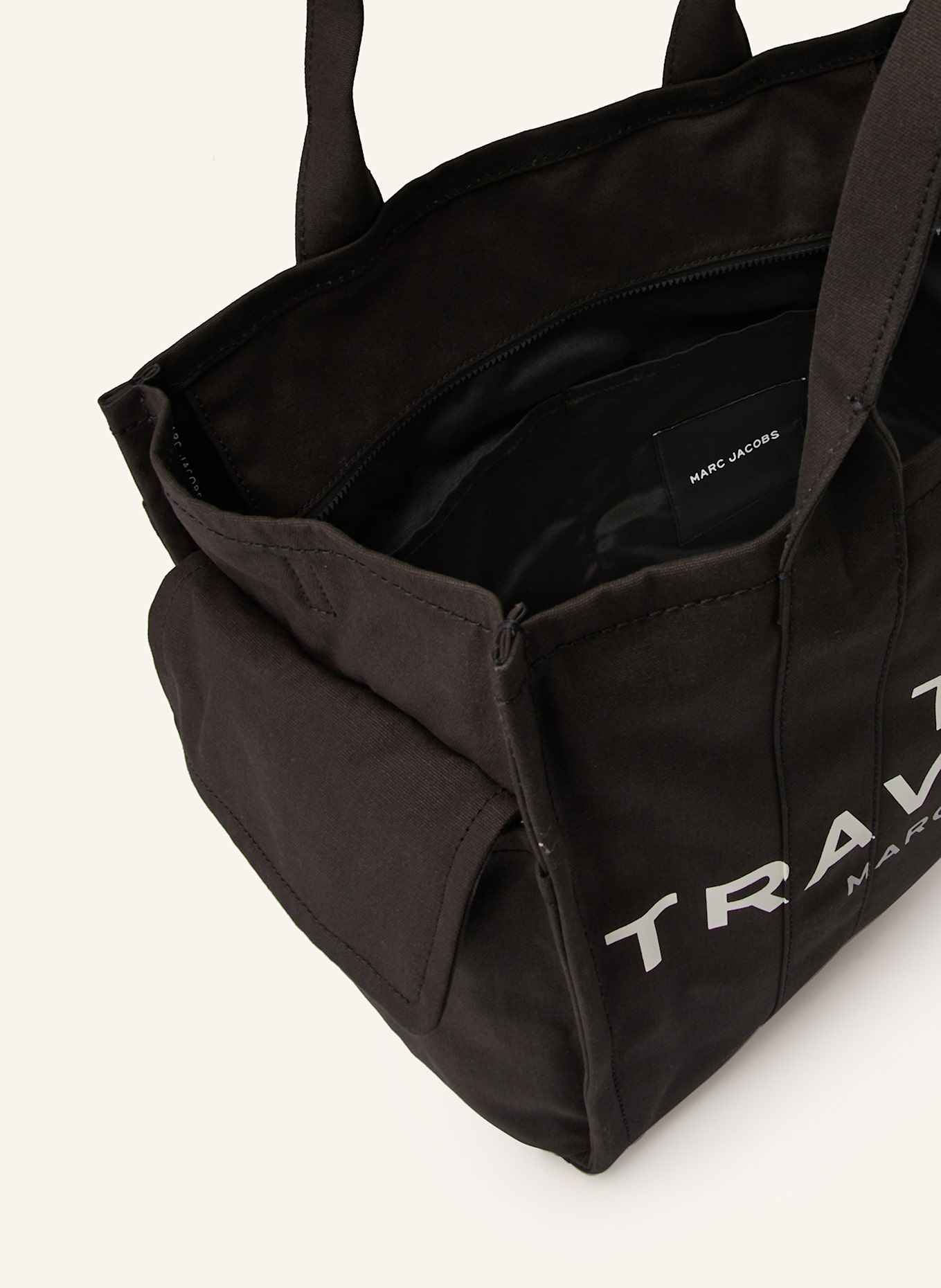 MARC JACOBS Reisetasche THE TRAVEL TOTE: SCHWARZ