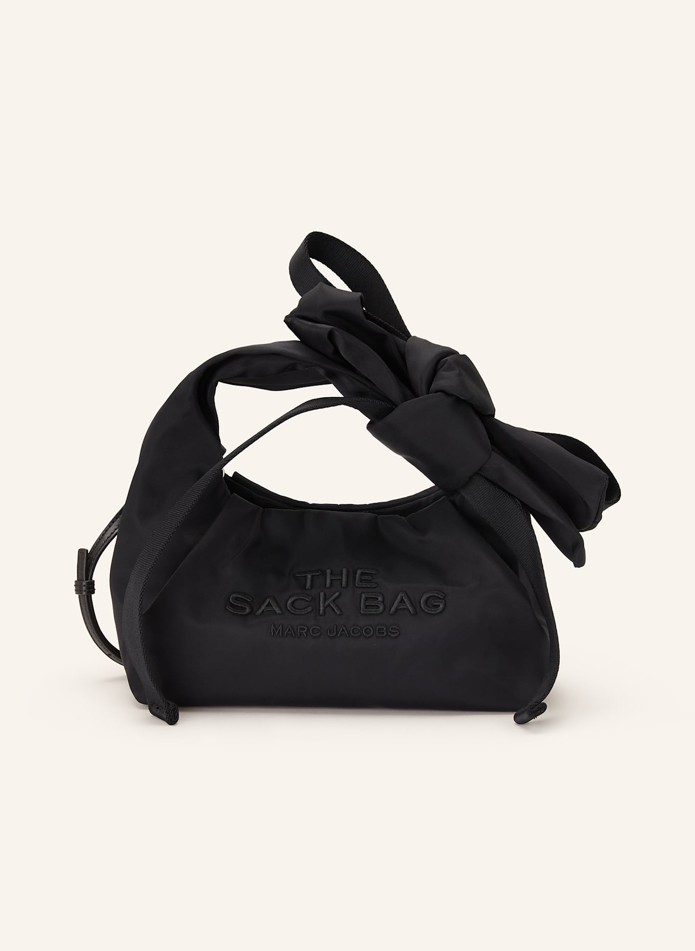 MARC JACOBS Handtasche THE BOW SACK BAG MINI: SCHWARZ