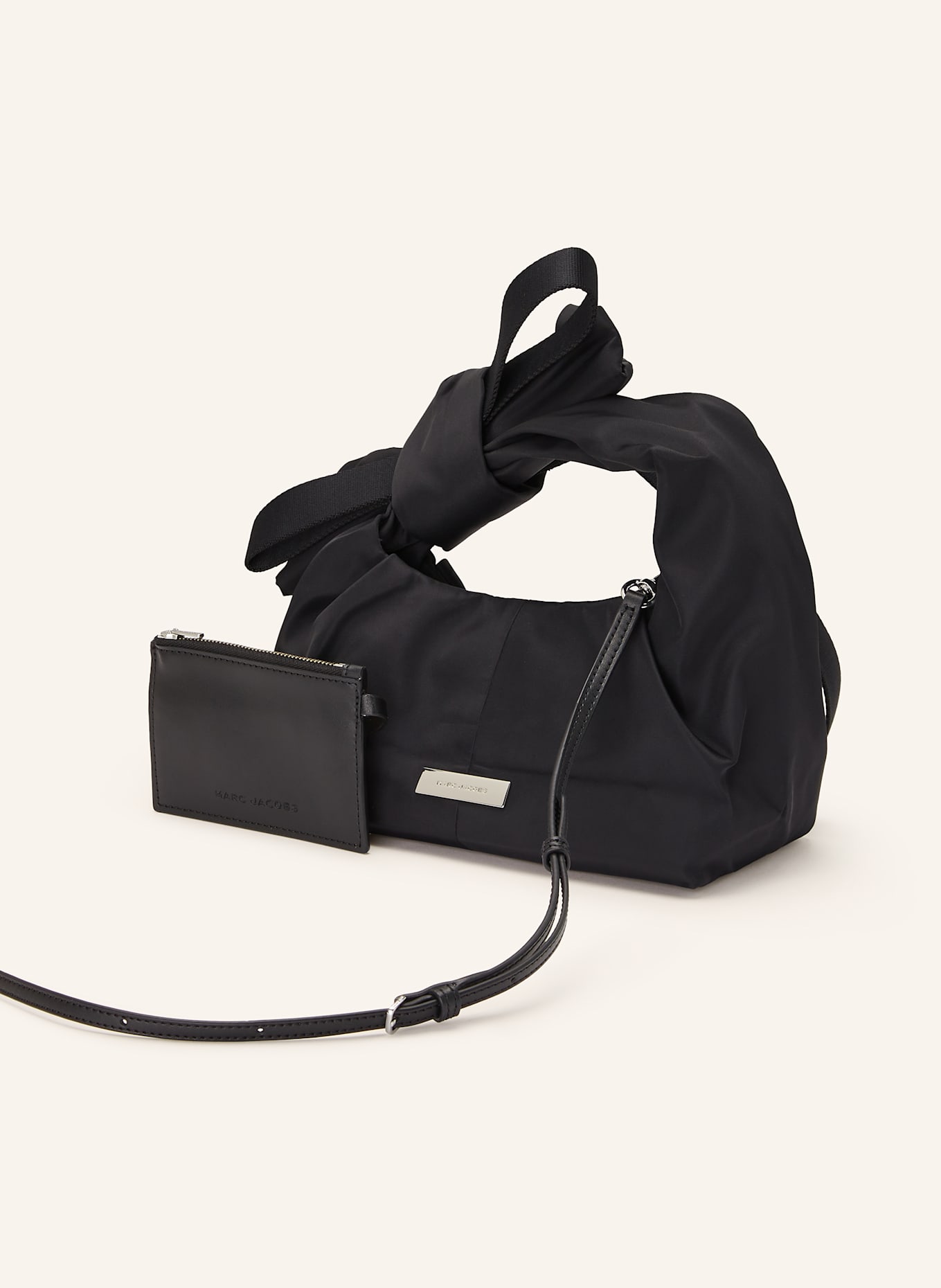 MARC JACOBS Handtasche THE BOW SACK BAG MINI: SCHWARZ