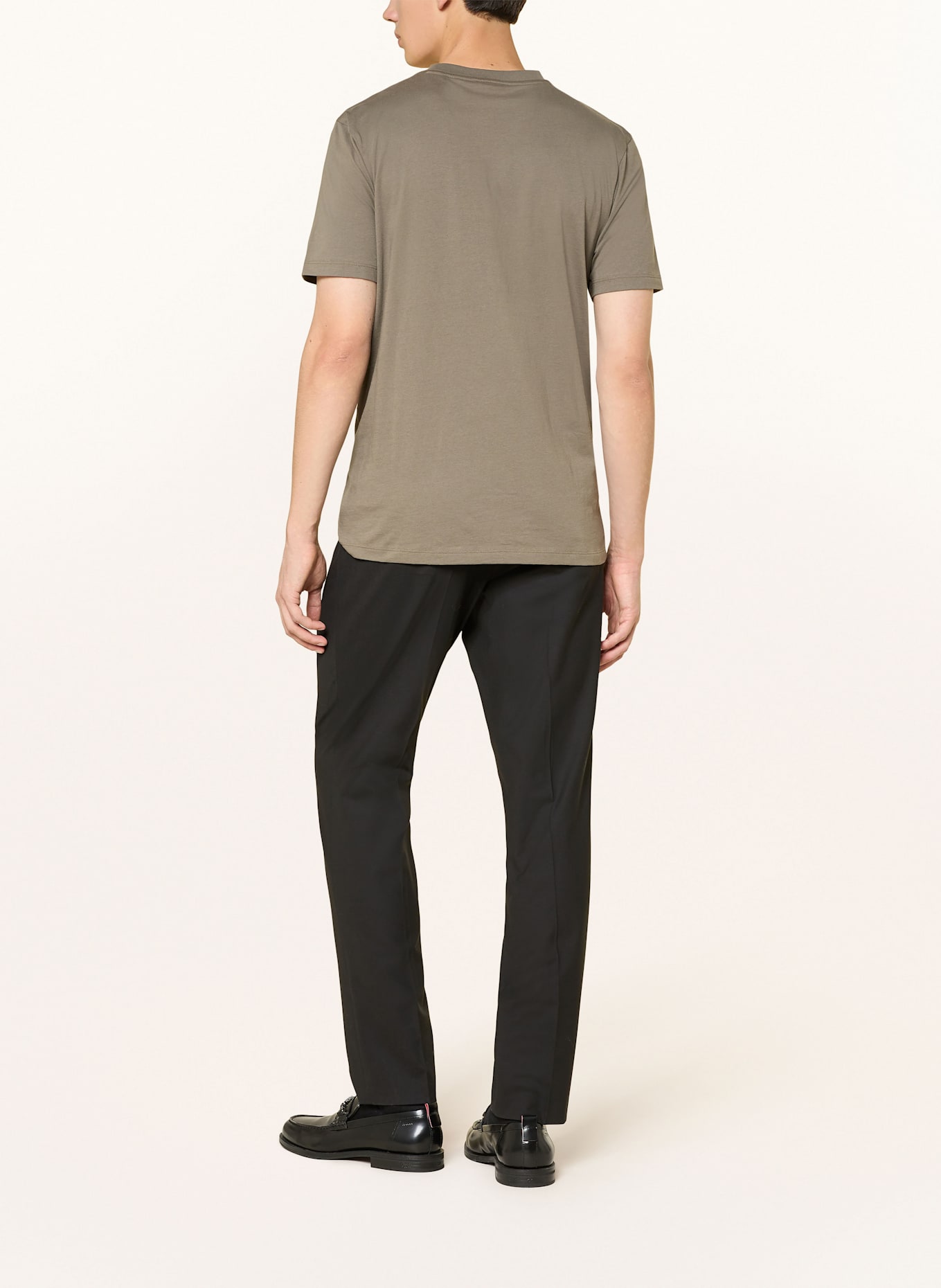 HUGO T-Shirt DULIVIO: KHAKI