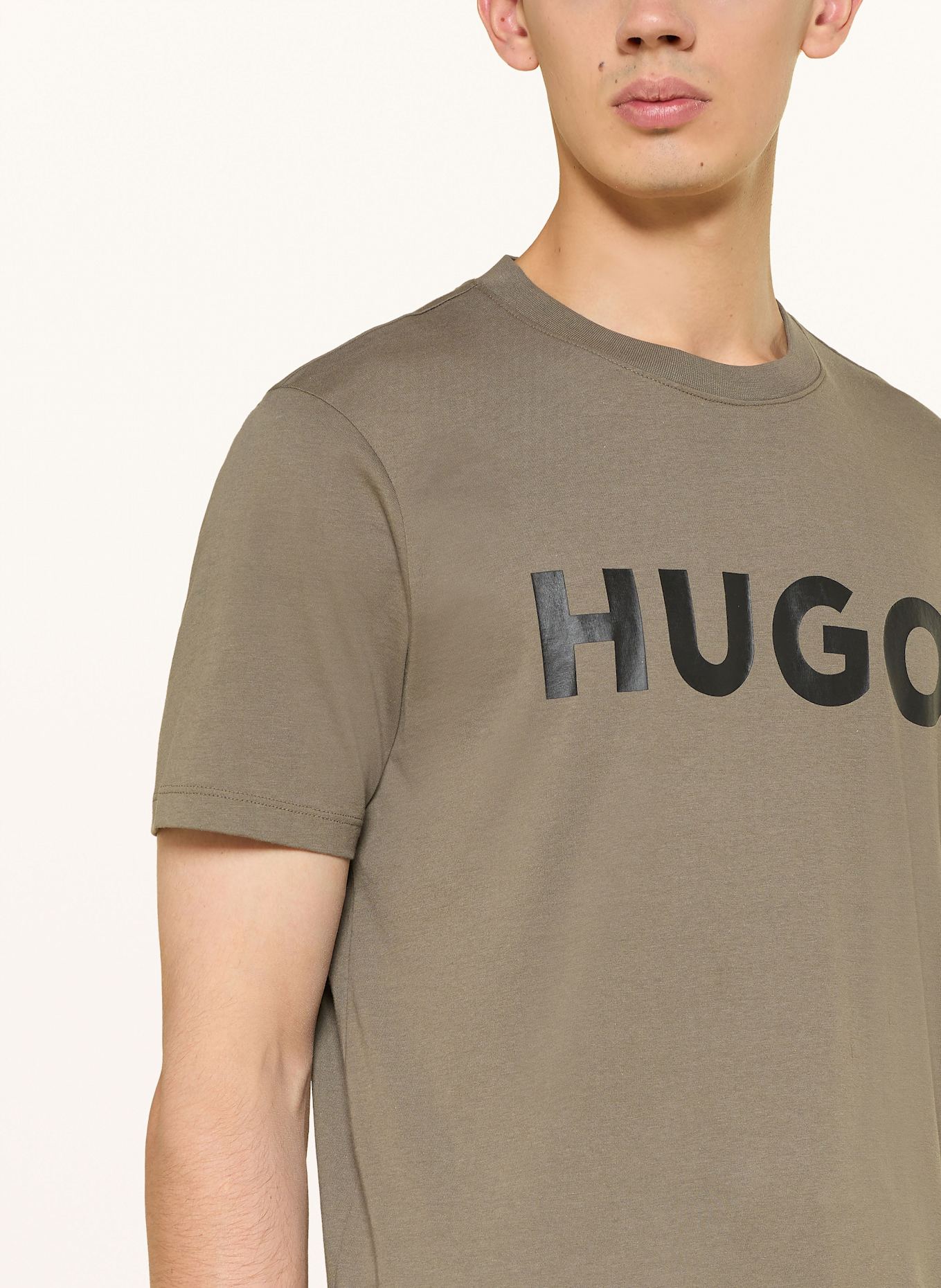 HUGO T-Shirt DULIVIO: KHAKI