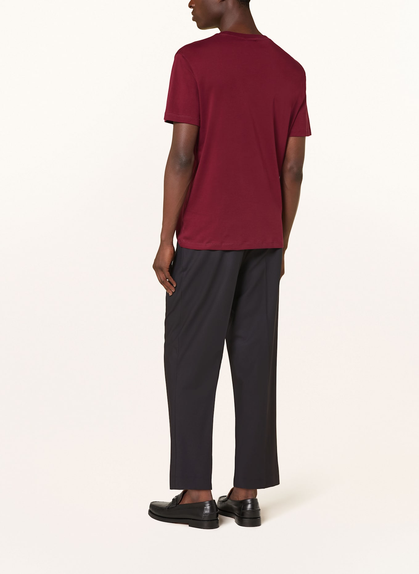 Calvin Klein T-Shirt: DUNKELROT