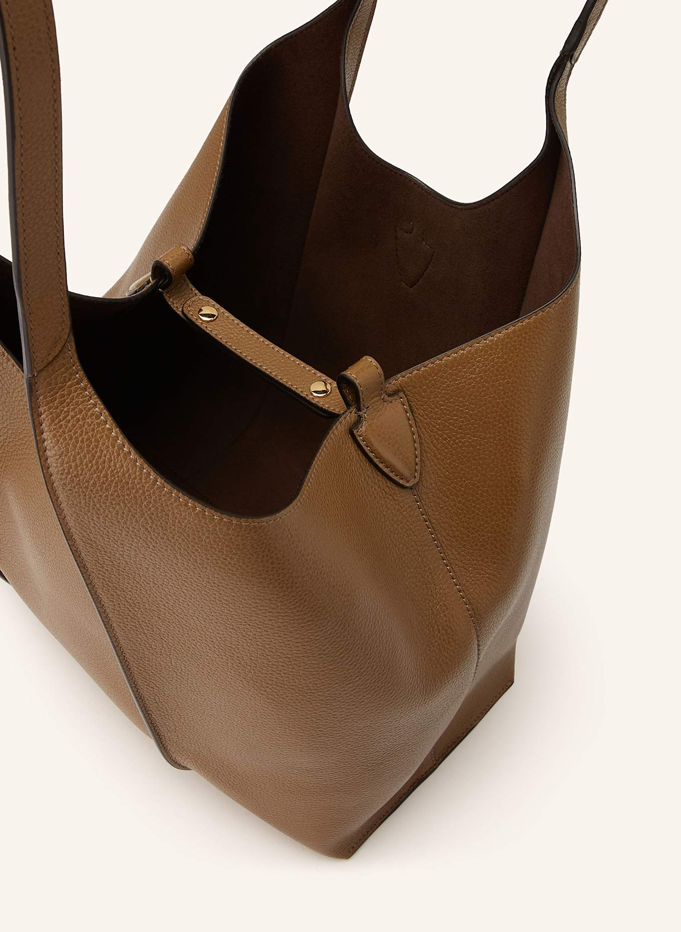 TOD'S Beuteltasche mit Pouch: HELLBRAUN