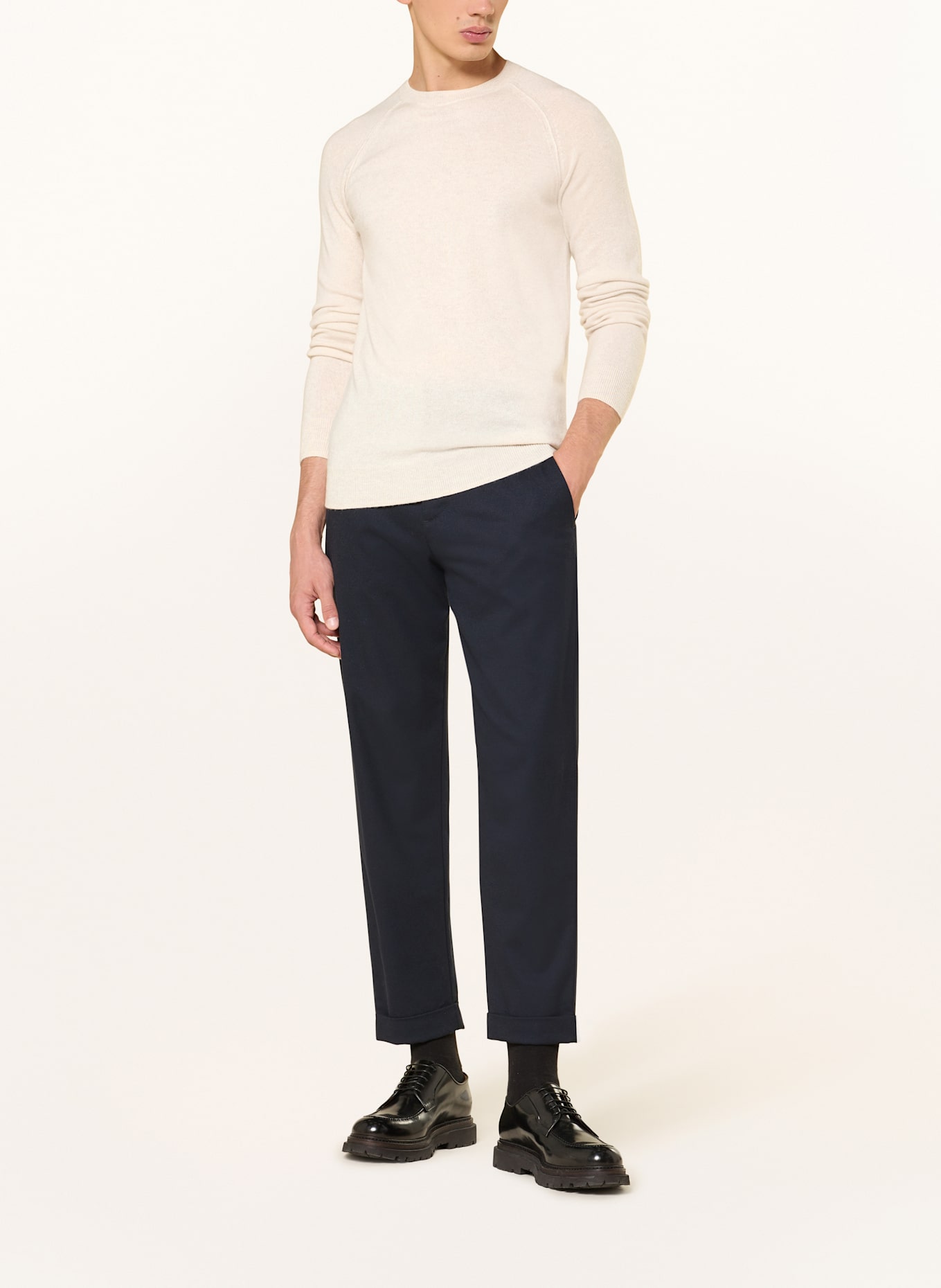 PAUL Cashmere-Pullover: CREME