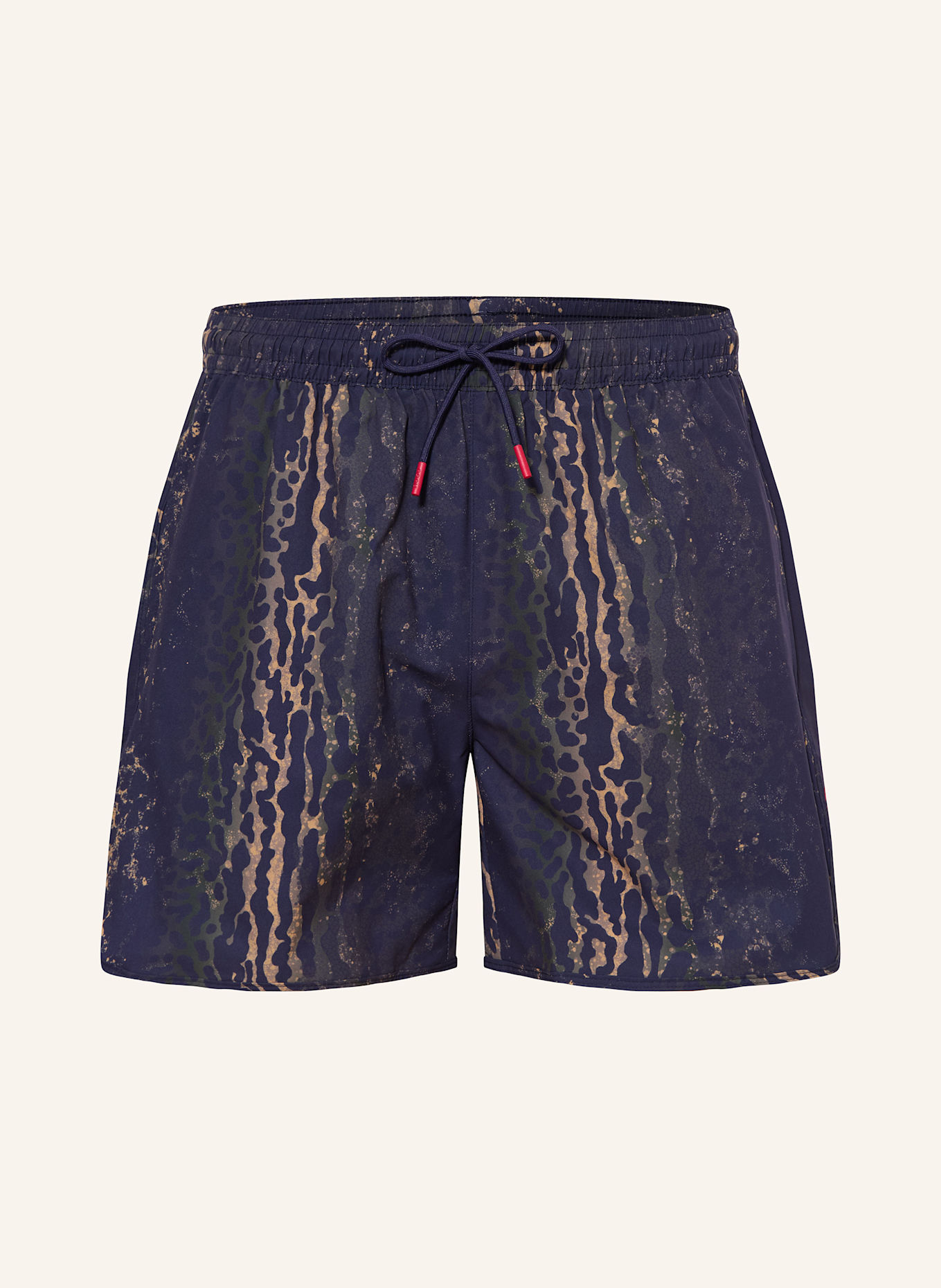 HUGO Badeshorts JOSE: DUNKELBLAU / GRÜN / BEIGE