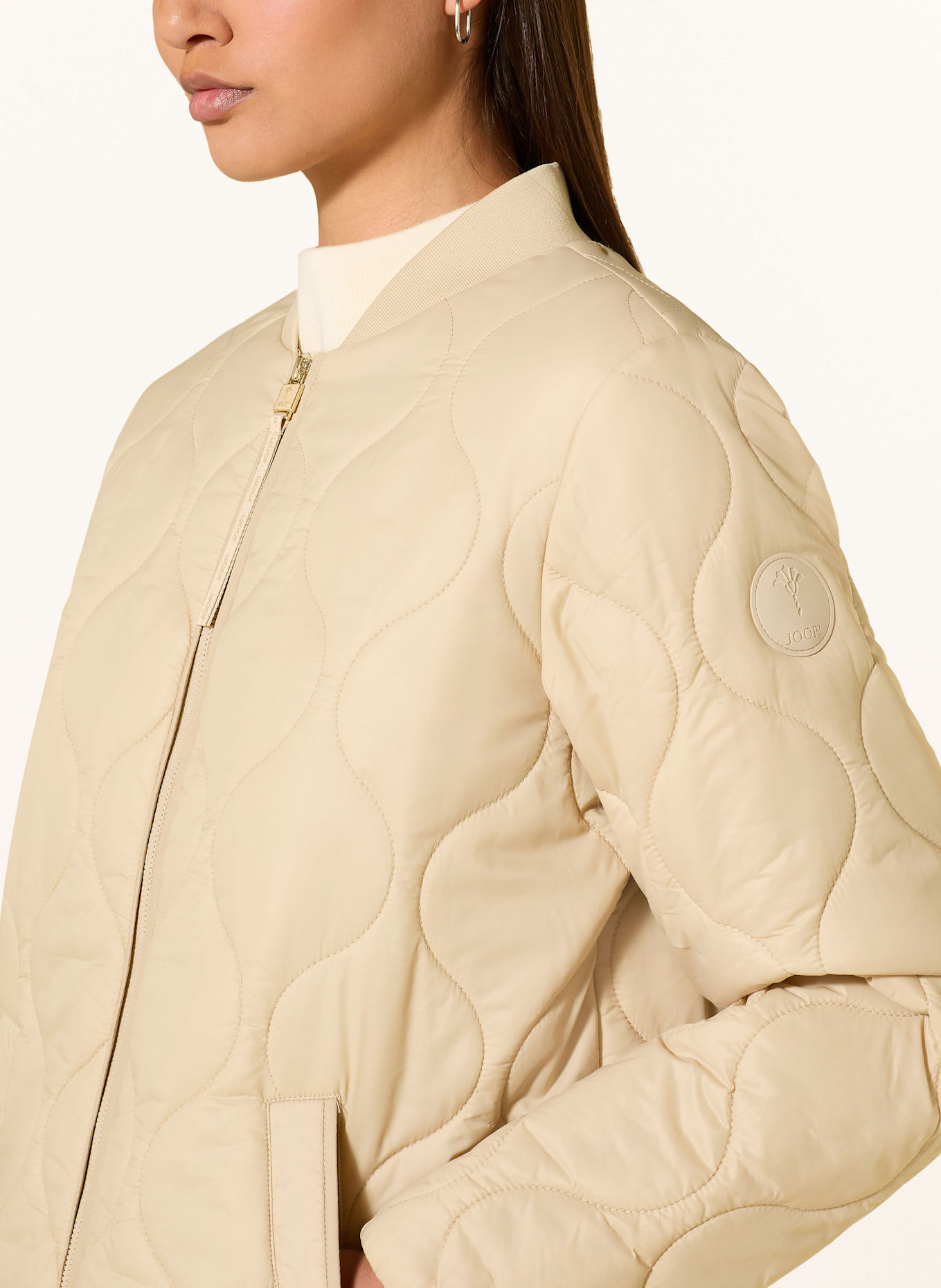 JOOP! Steppmantel CARLA: HELLBRAUN