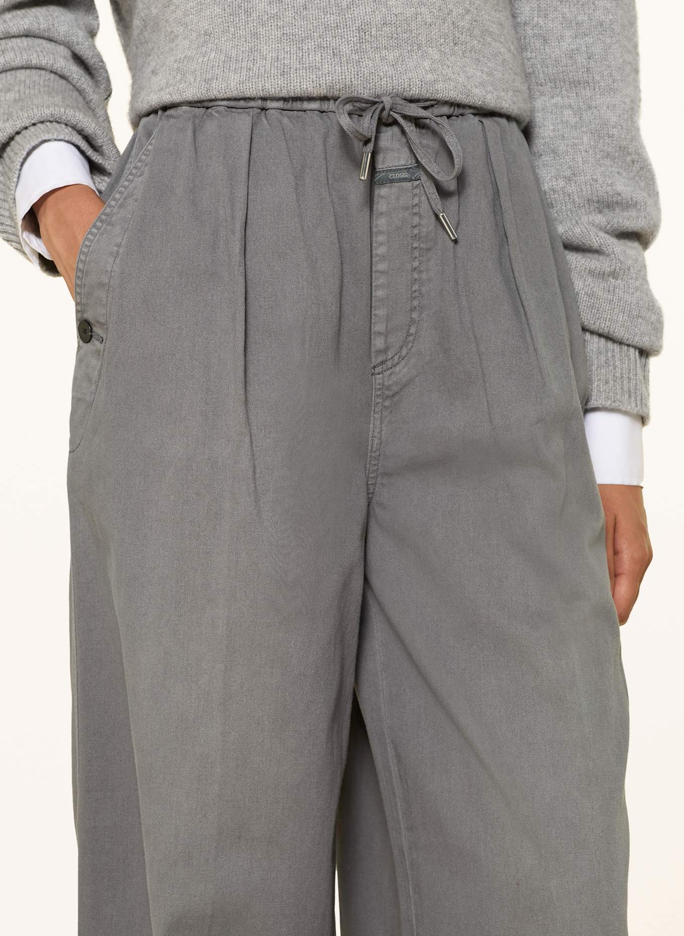 CLOSED Marlenehose WYNSTON: GRAU