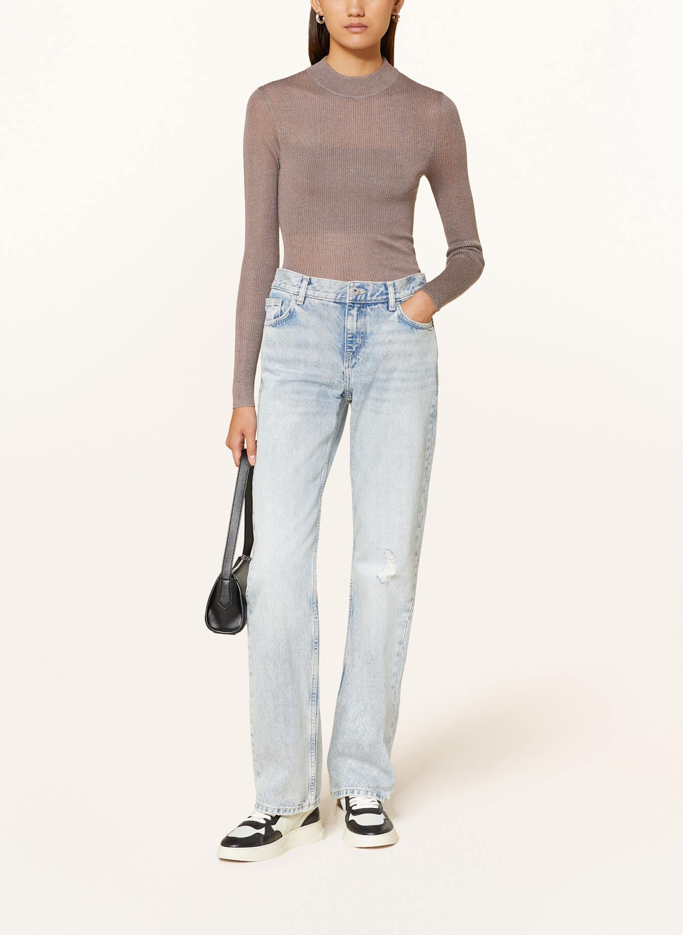 HUGO Pullover SLUMY: TAUPE