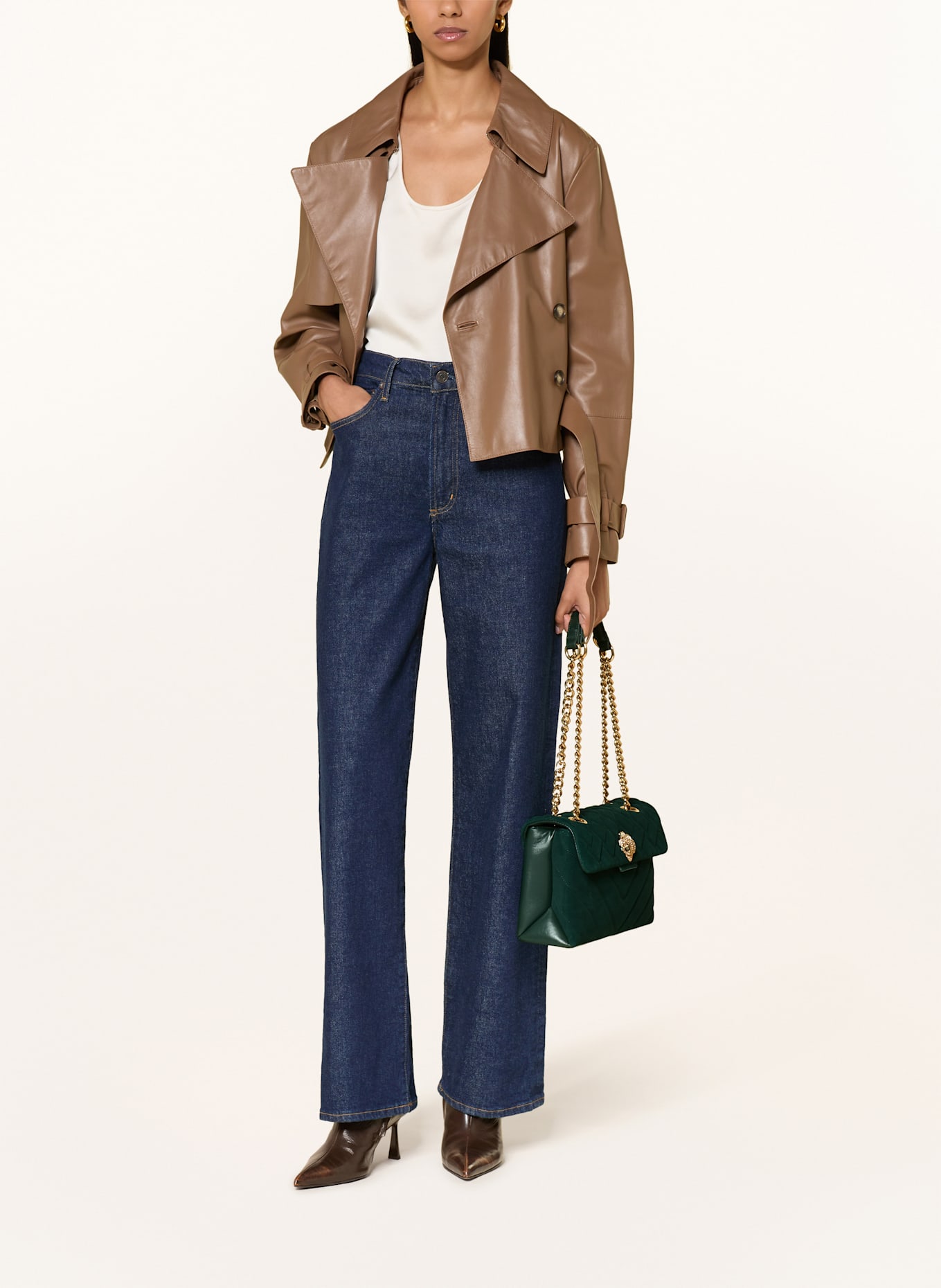 KURT GEIGER Umhängetasche KENSINGTON: DUNKELGRÜN