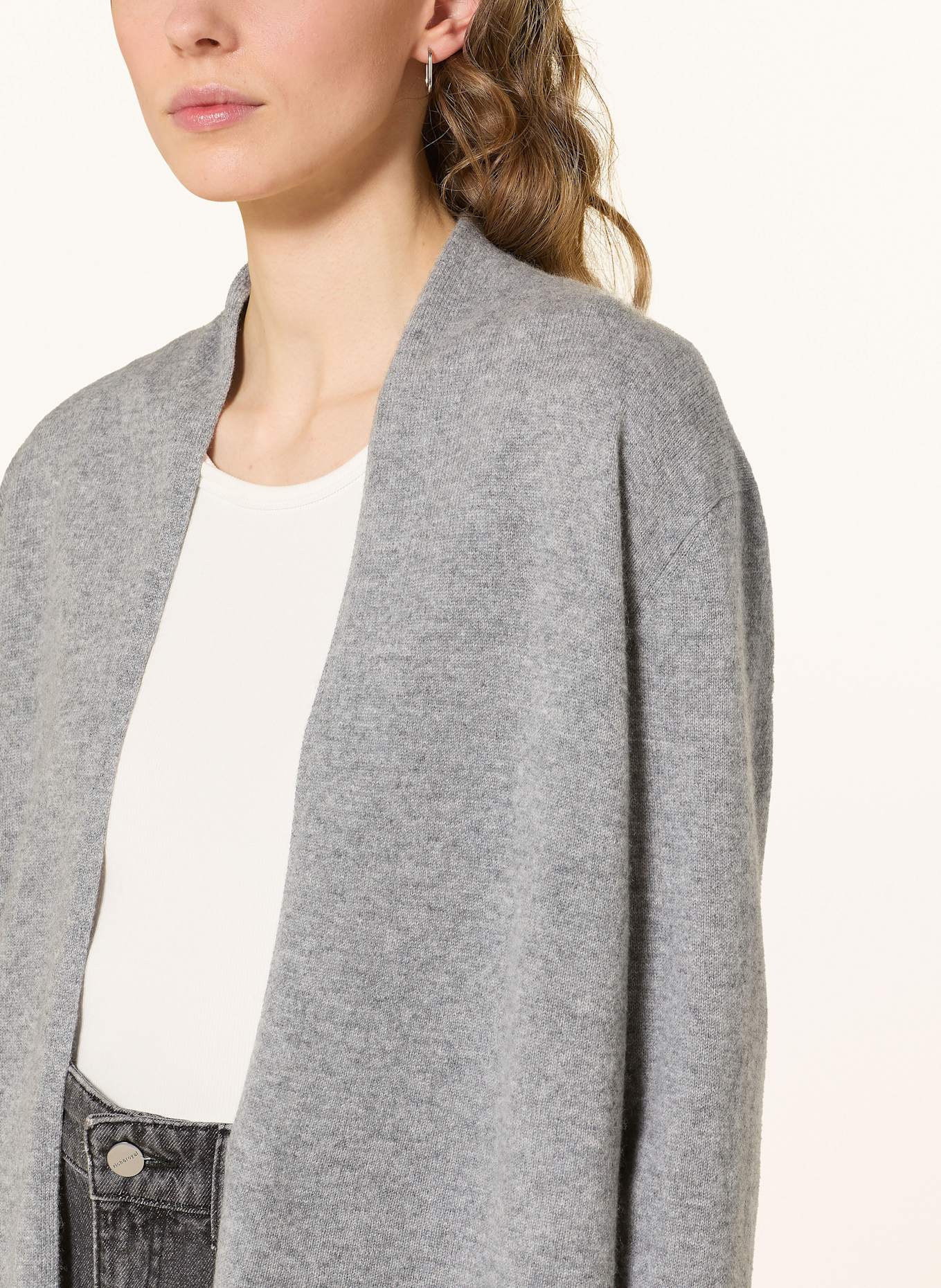 darling harbour Strickhülle aus Cashmere: GREY MELANGE