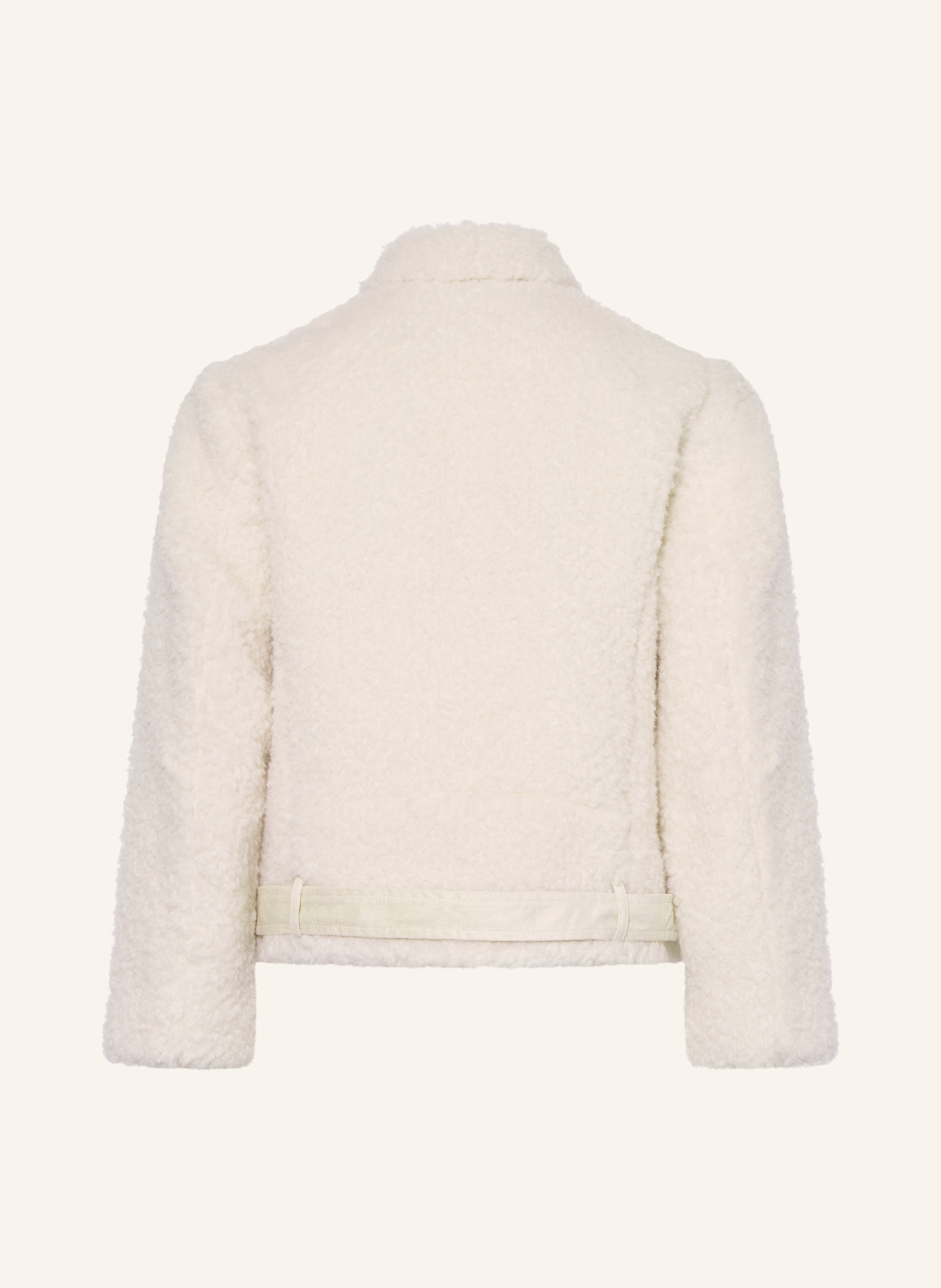 GUESS Teddyfell-Jacke: CREME