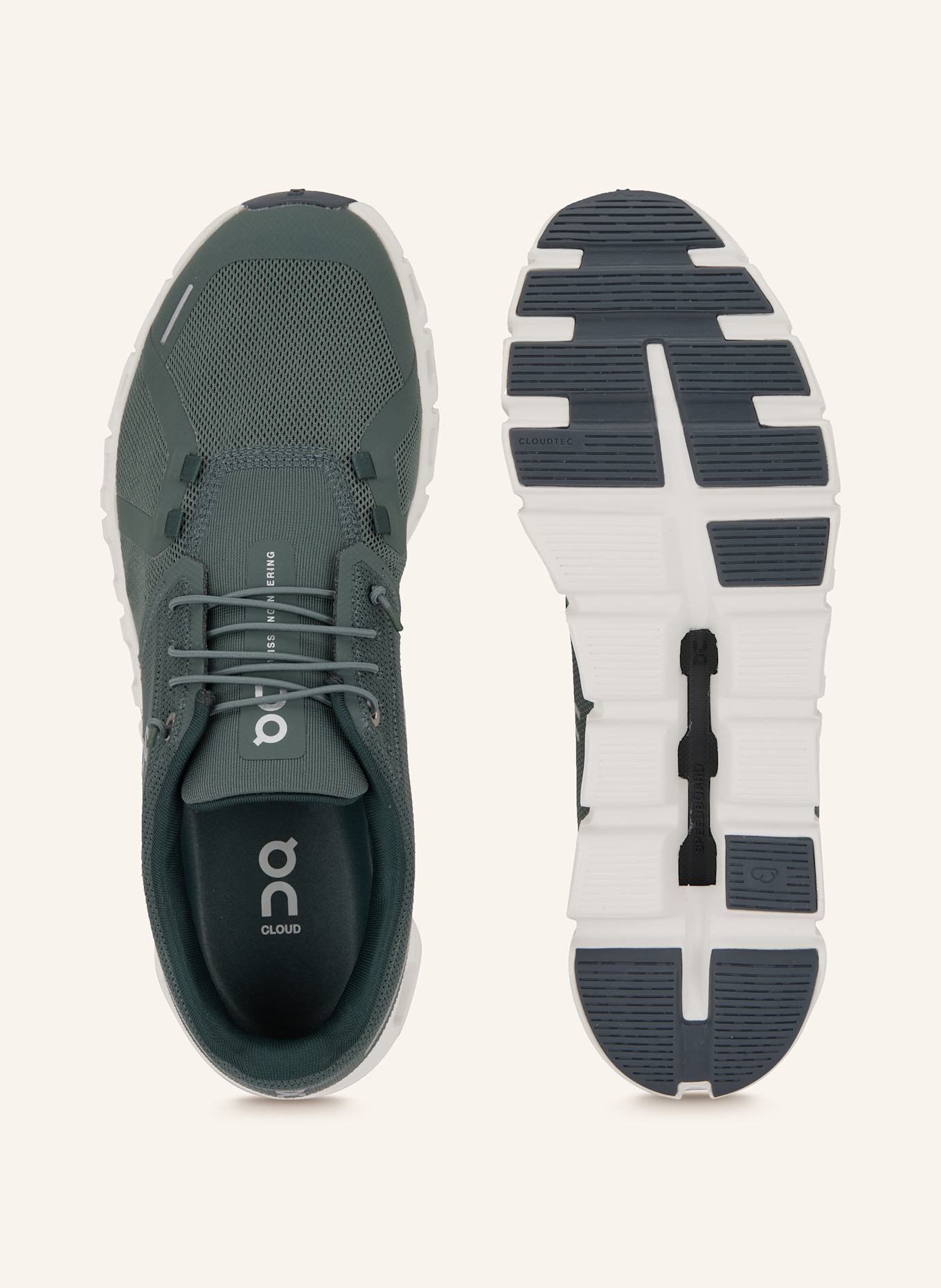 On Sneaker CLOUD 6: GRÜN