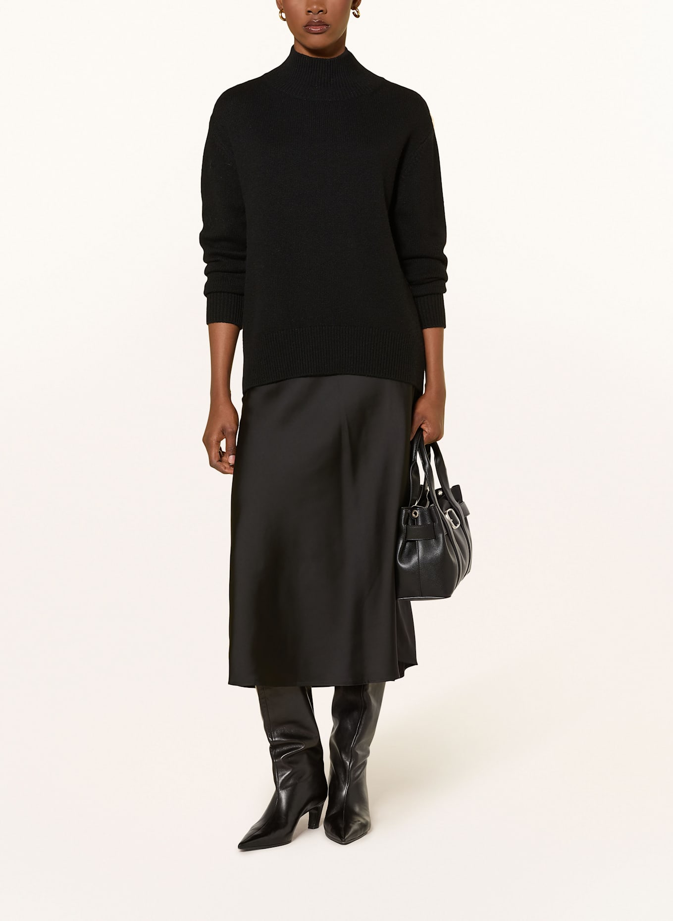 ARMANI EXCHANGE Satinrock: SCHWARZ