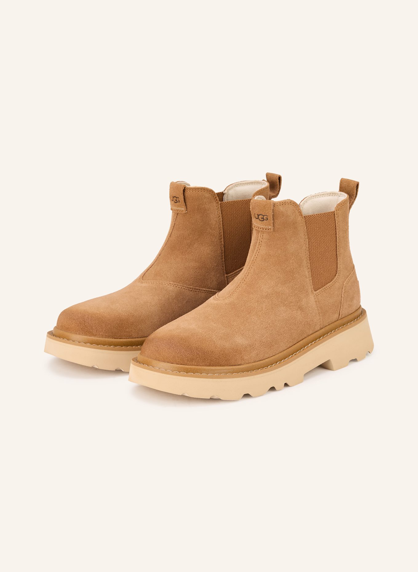 UGG Chelsea-Boots LUG: CAMEL / BEIGE