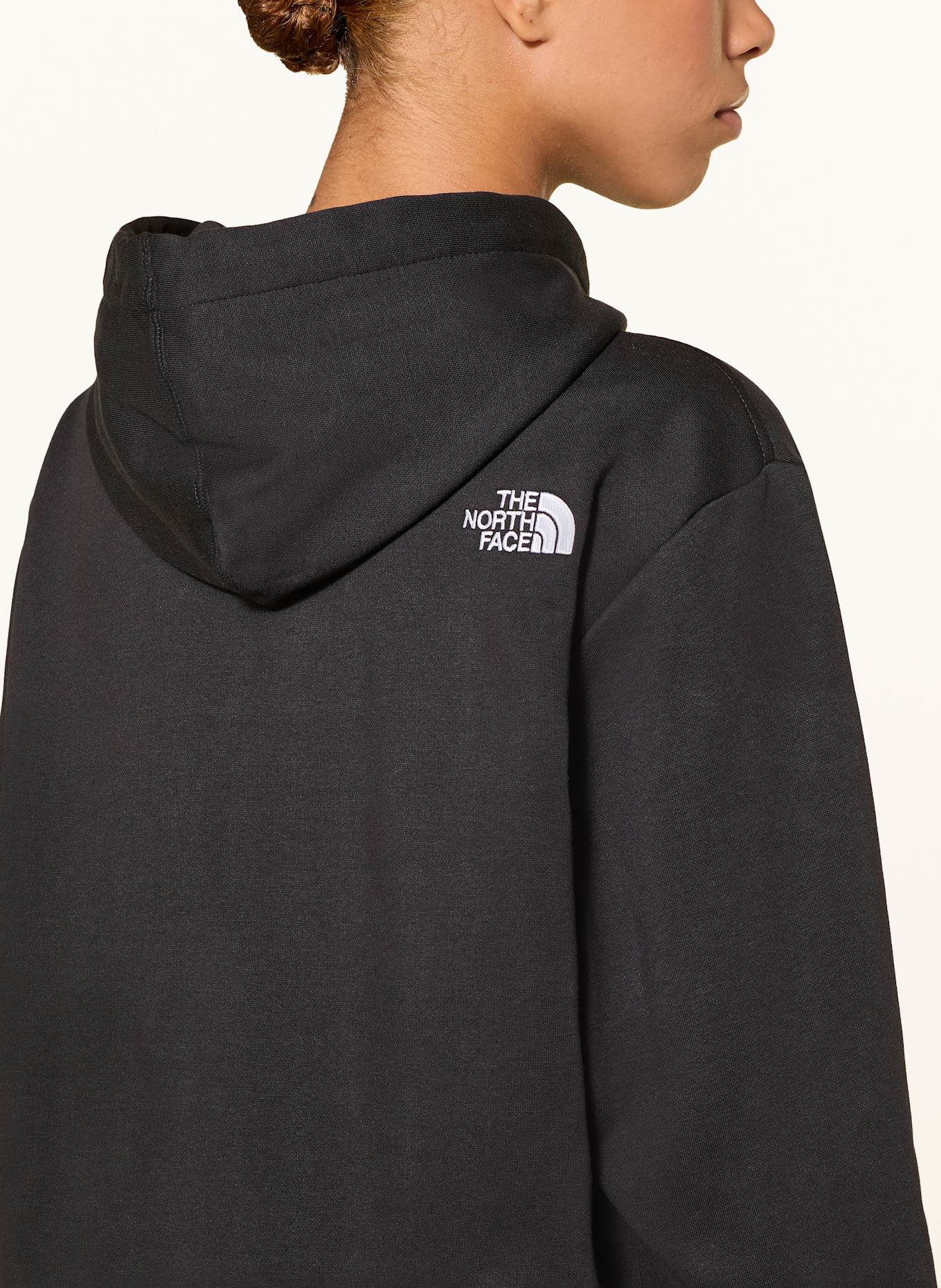 THE NORTH FACE Hoodie-Kleid W ESSENTIAL: SCHWARZ