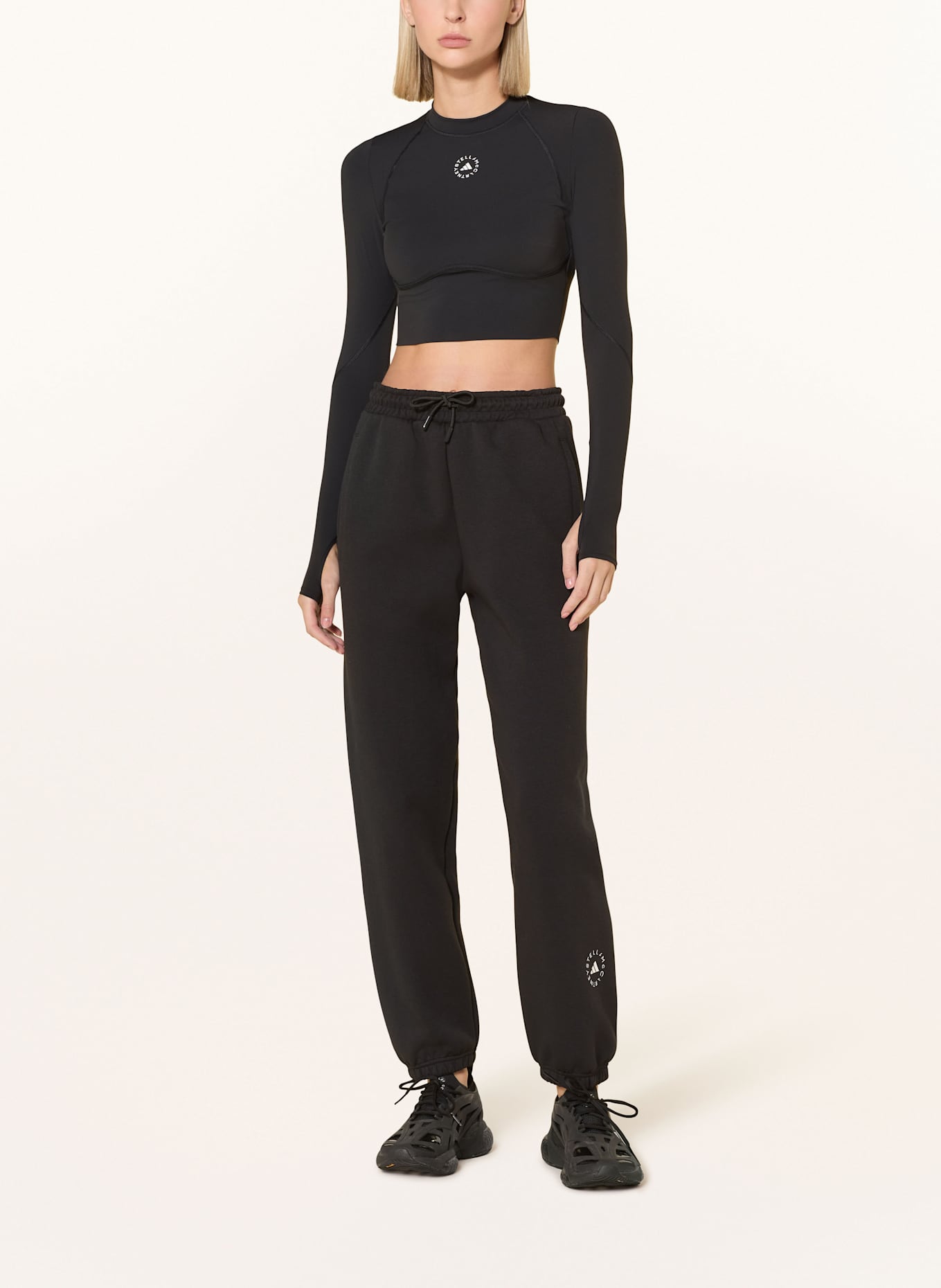 adidas by Stella McCartney Longsleeve ADIDAS BY STELLA MCCARTNEY TRAINING: SCHWARZ