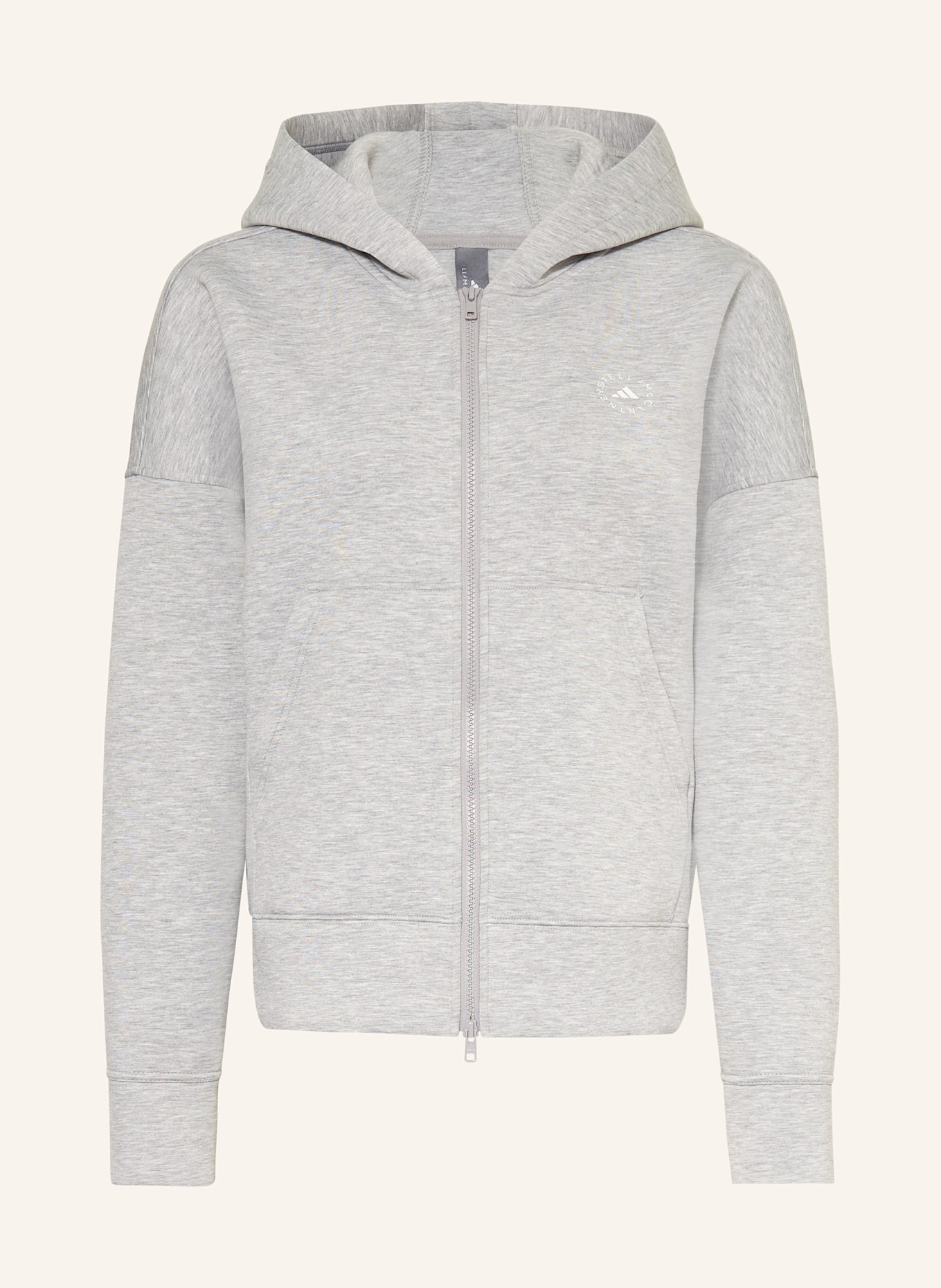 adidas by Stella McCartney Sweatjacke ADIDAS BY STELLA MCCARTNEY SCUBA: GRAU
