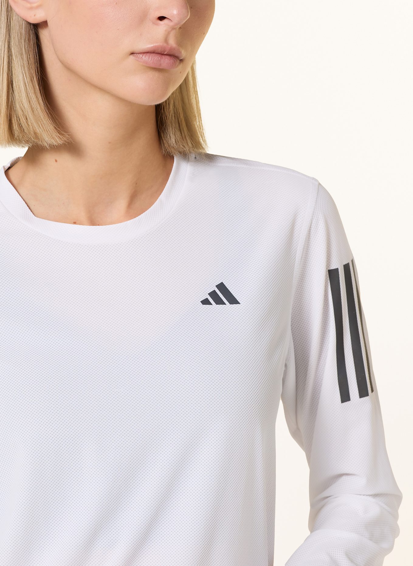 adidas Koszulka do biegania OWN THE RUN: BIAŁY