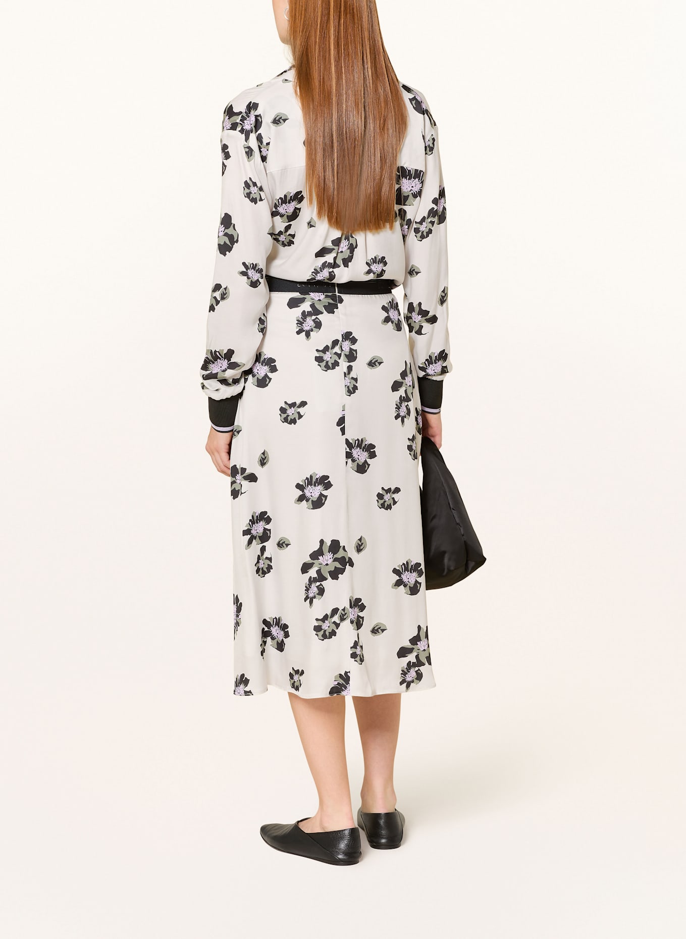 SPORTALM Blusenshirt: HELLGRAU / SCHWARZ / ROSA