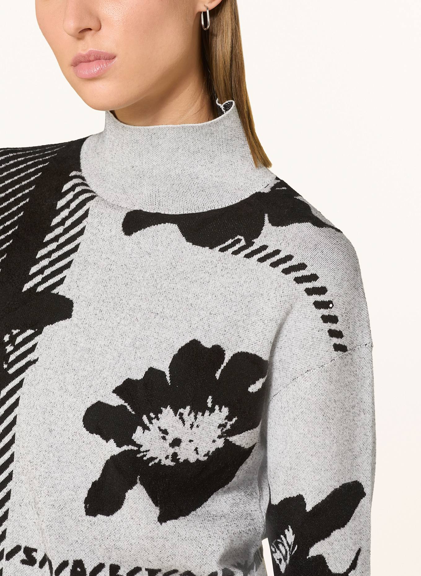 SPORTALM Pullover: HELLGRAU / SCHWARZ