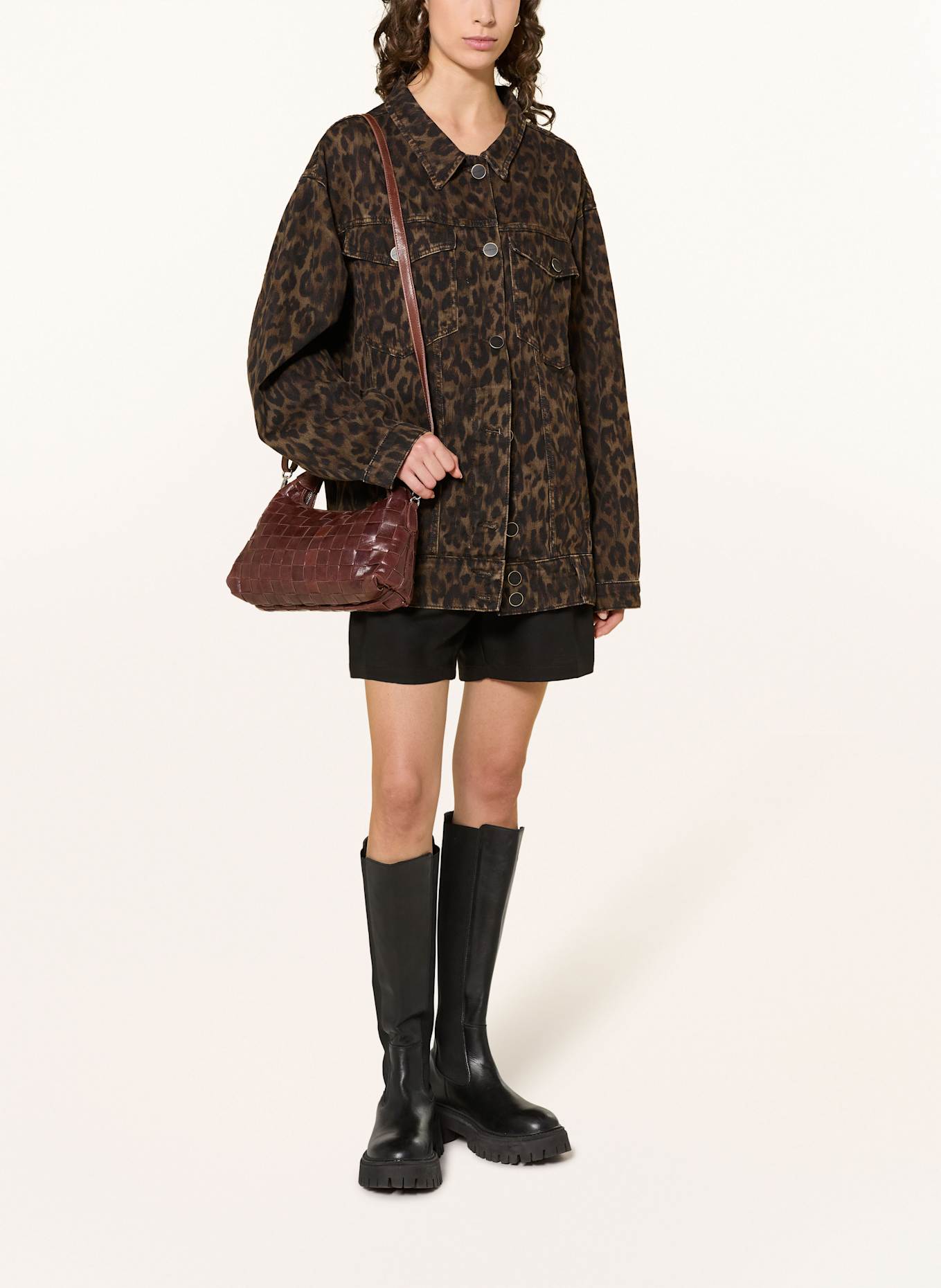 NÚNOO Crossbody bag VILLAGE DANDY: DARK BROWN