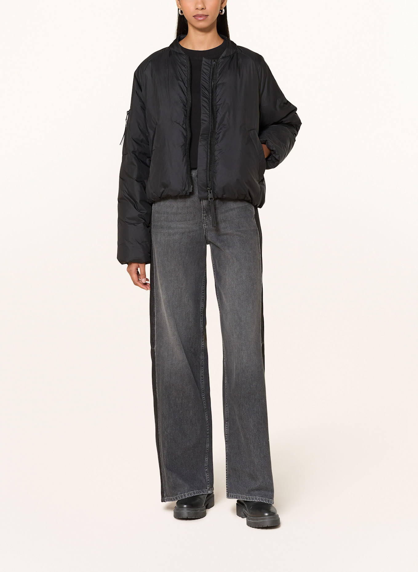 CANADA GOOSE Daunenblouson ELBA: SCHWARZ