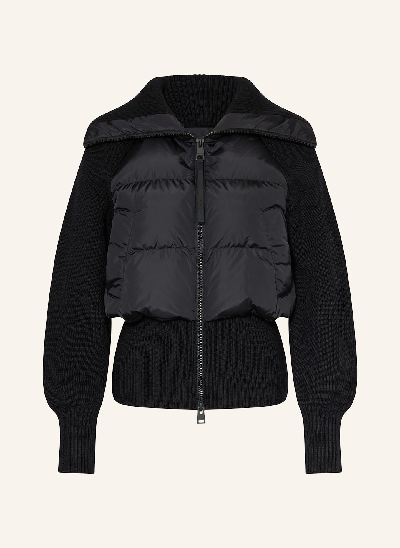 CANADA GOOSE Daunenjacke HYBRIDGEASTORIA im Materialmix: SCHWARZ