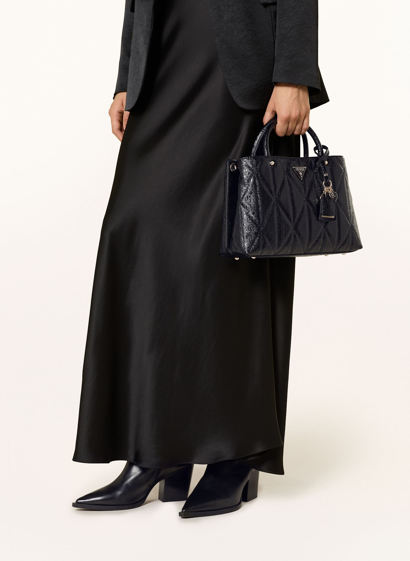 GUESS Torebka ALDINA GIRLFRIEND: CZARNY