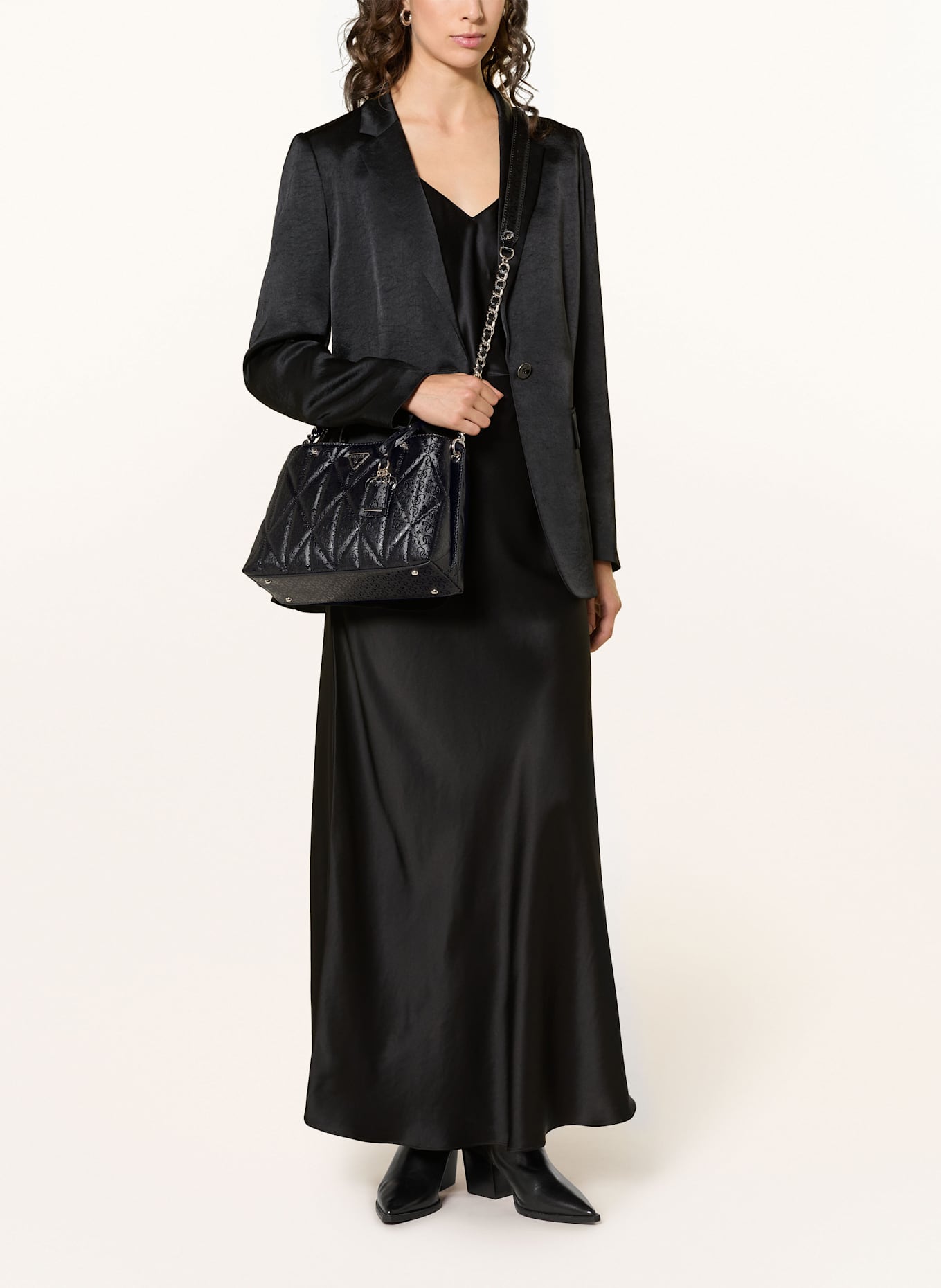 GUESS Torebka ALDINA GIRLFRIEND: CZARNY