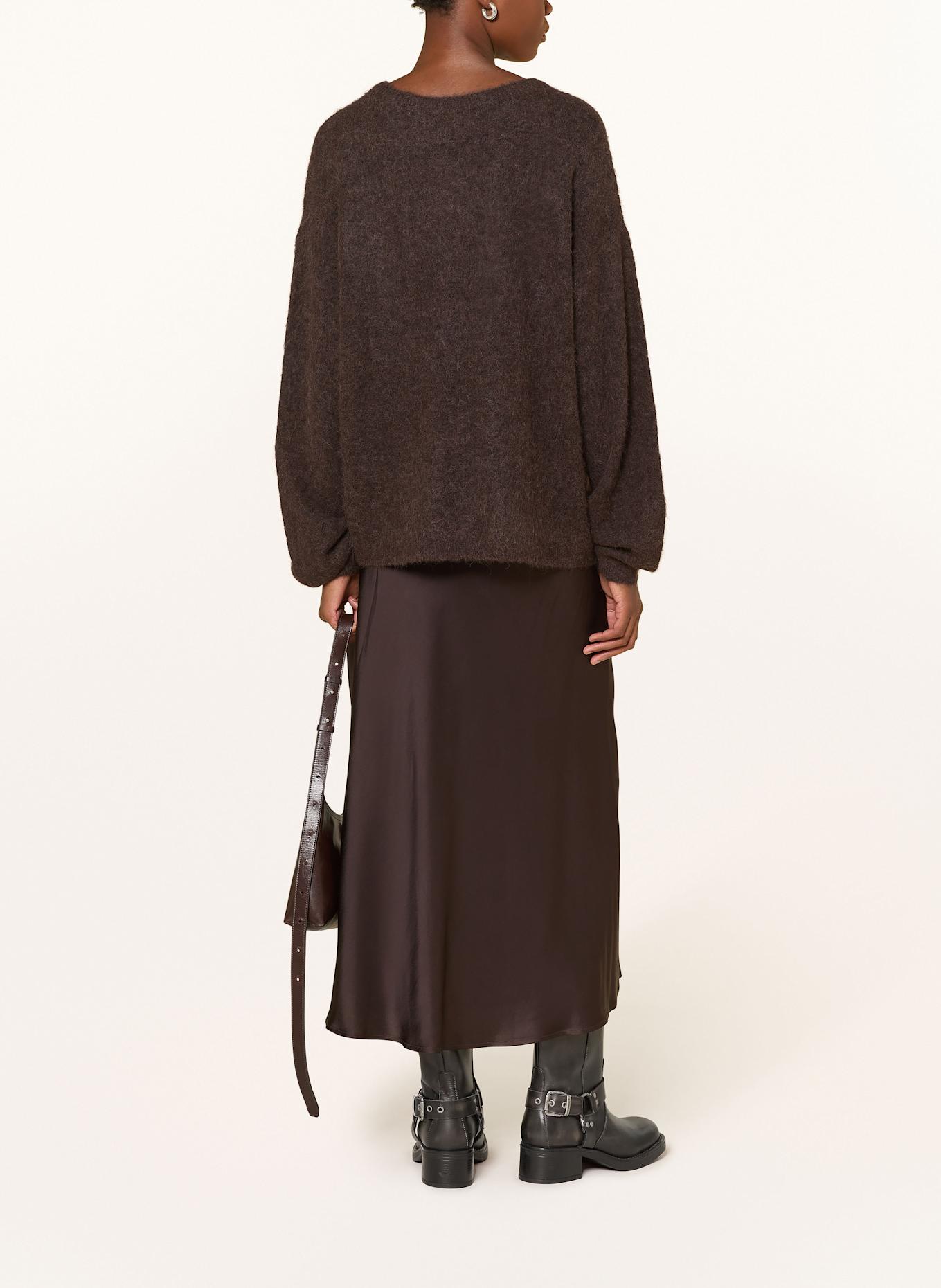 American Vintage Svetr s alpakou: TMAVĚ HNĚDÁ