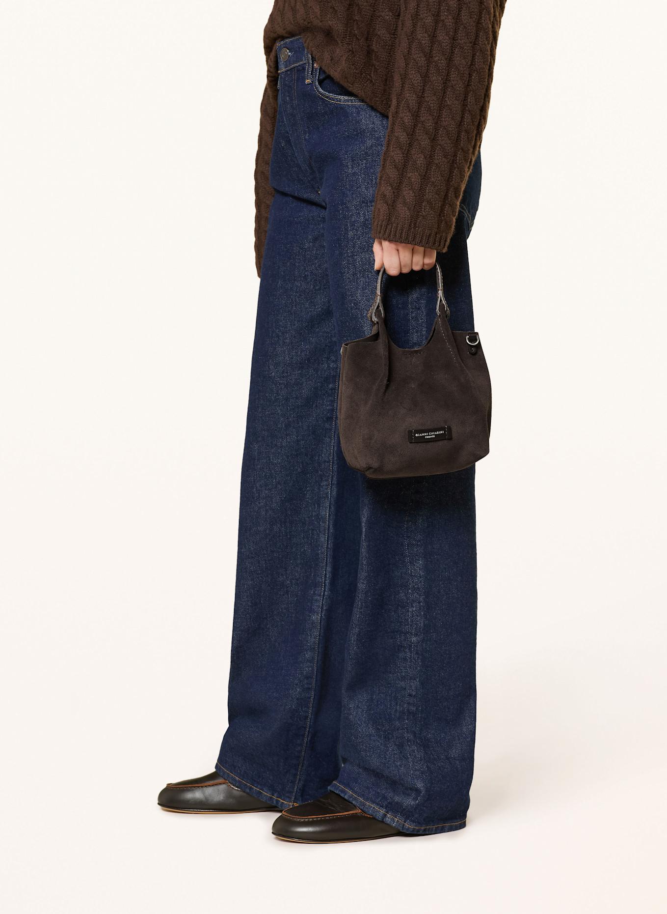 GIANNI CHIARINI Umhängetasche DUA MINI: DUNKELBRAUN