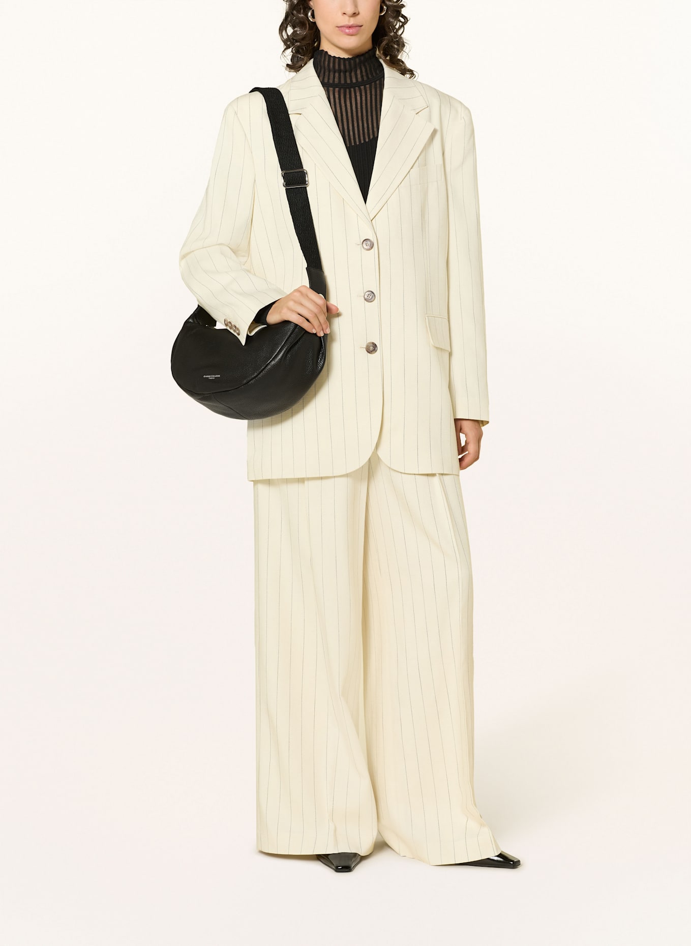 GIANNI CHIARINI Torba na ramię AISHA: CZARNY