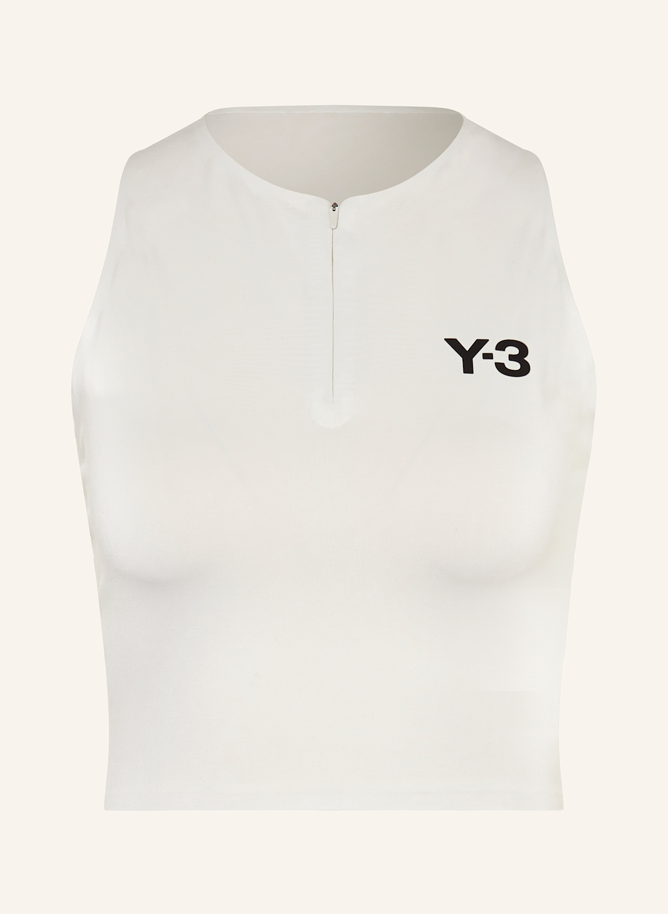 Y-3 Cropped-Top Y-3 TENNIS PRO: orbit grey/black