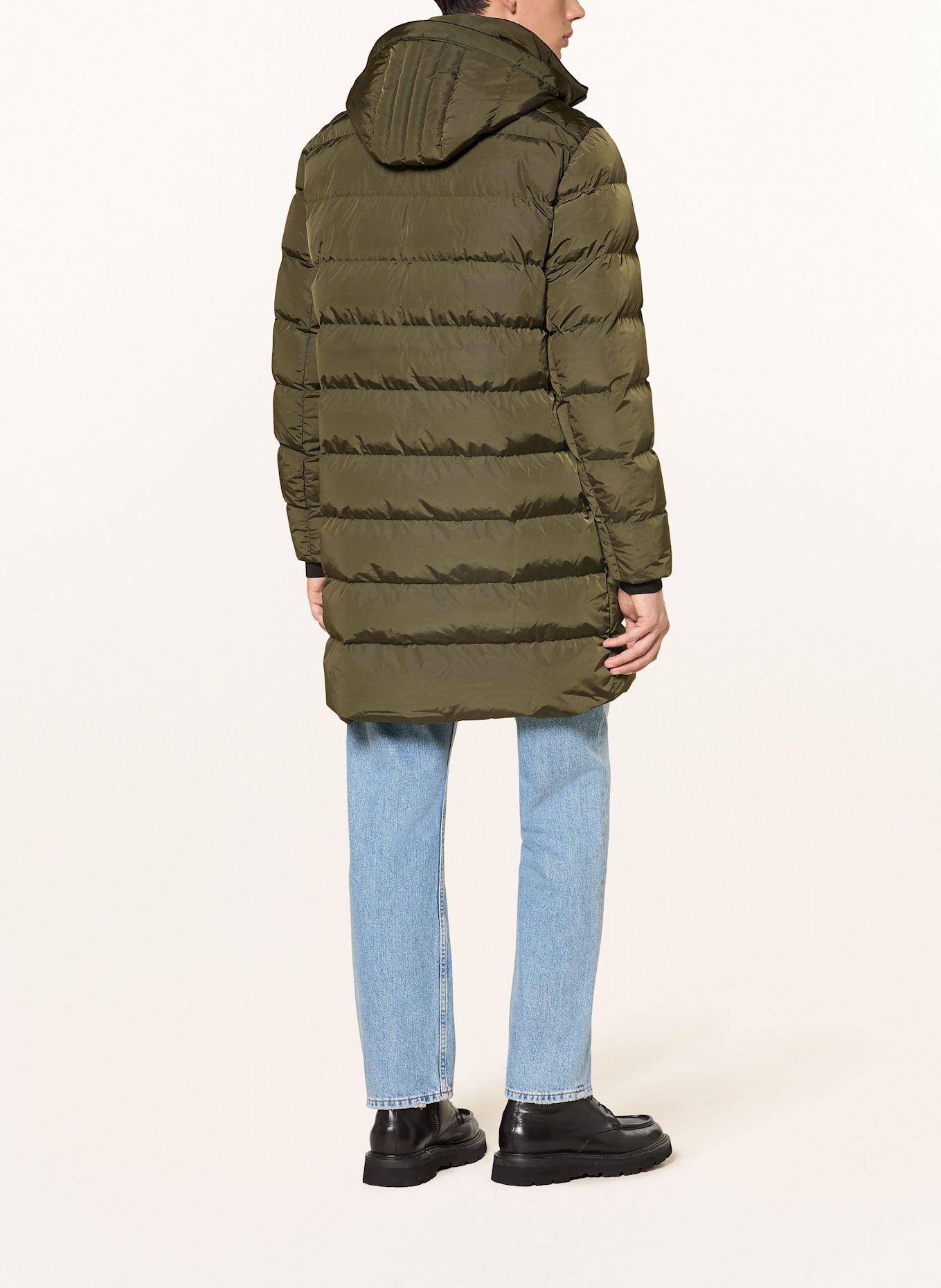 WELLENSTEYN Steppmantel BLACKJACK: OLIV