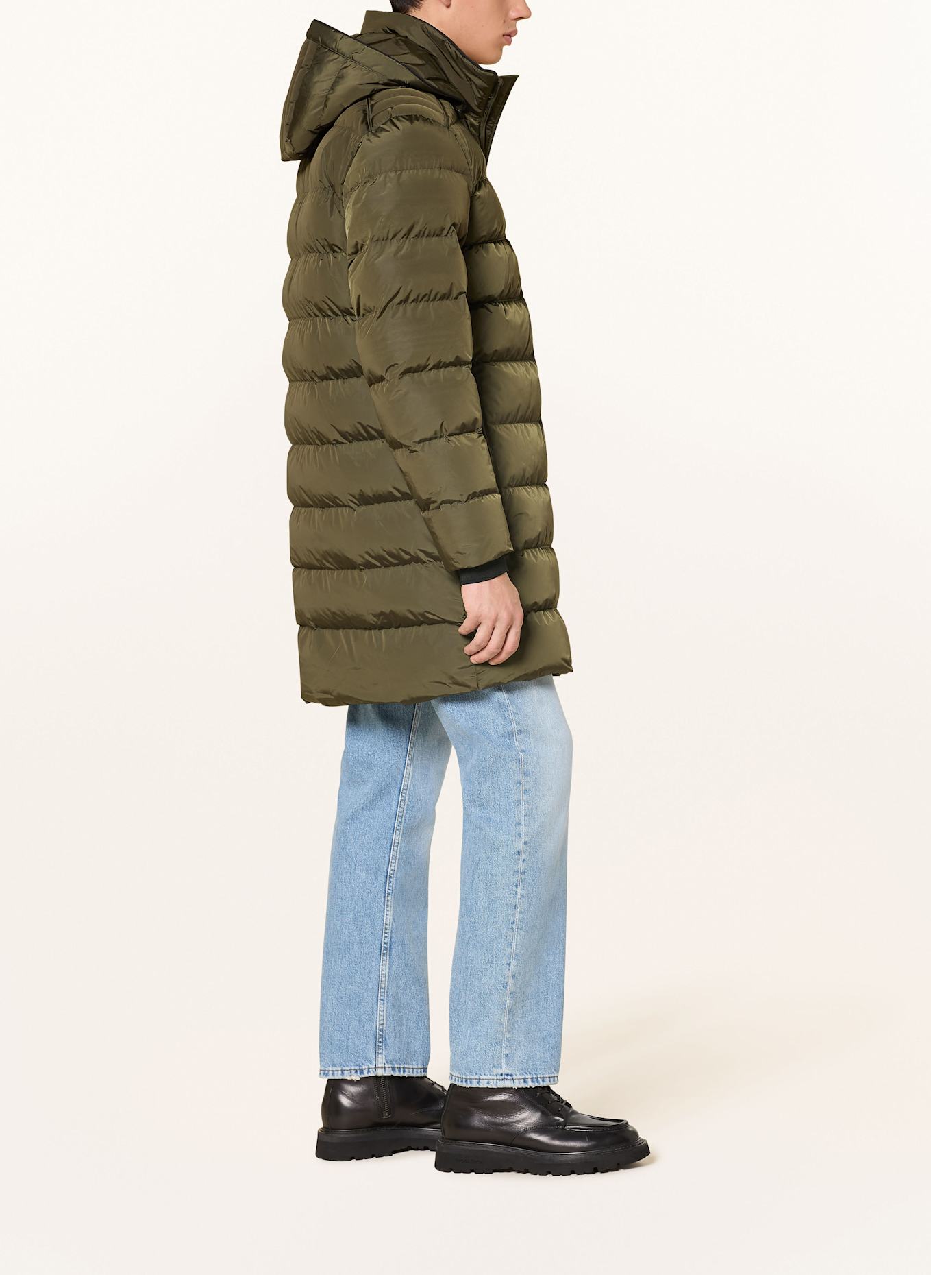 WELLENSTEYN Steppmantel BLACKJACK: OLIV