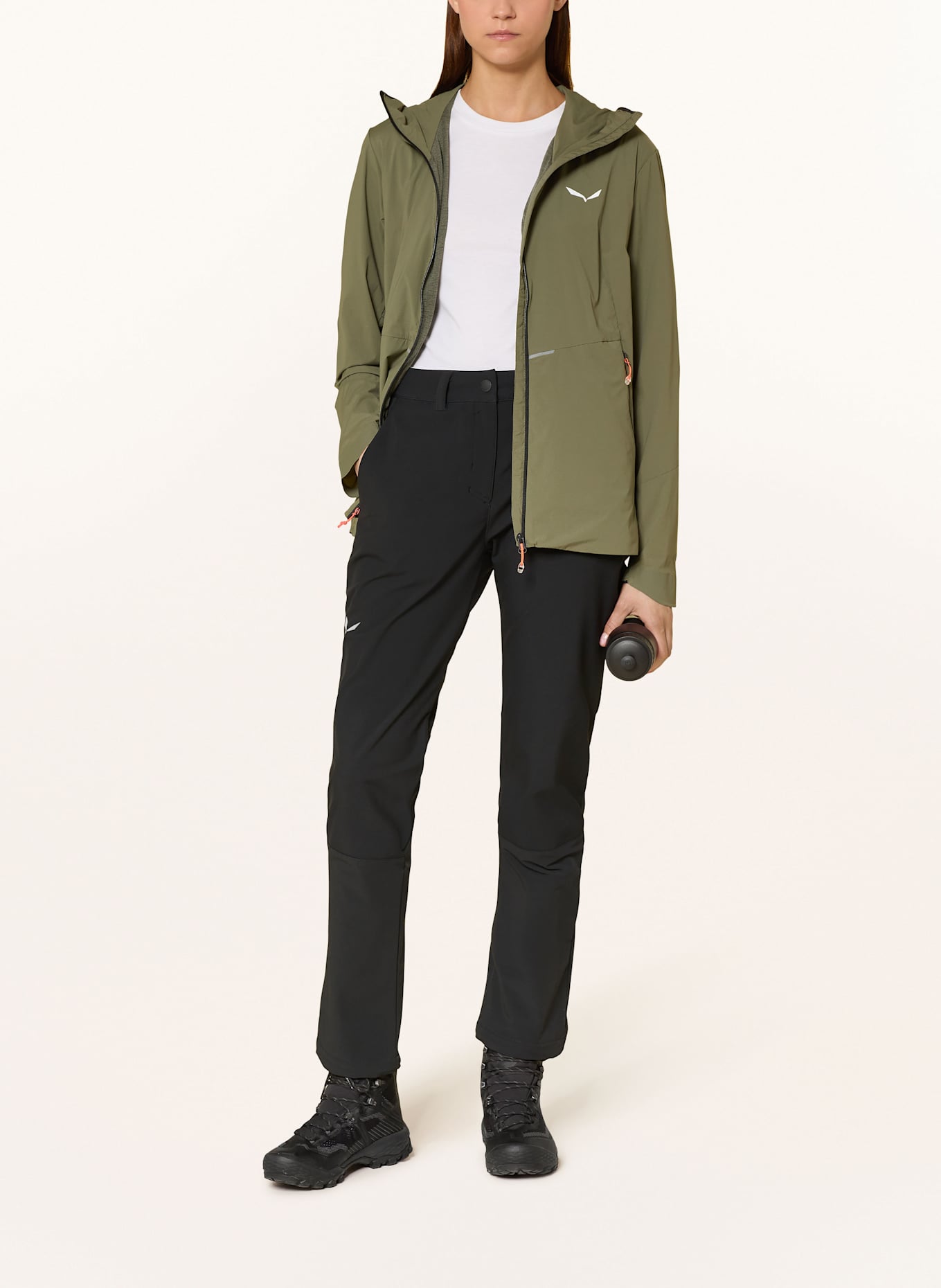 SALEWA Trekkinghose PUEZ DOLOMIA 2: SCHWARZ