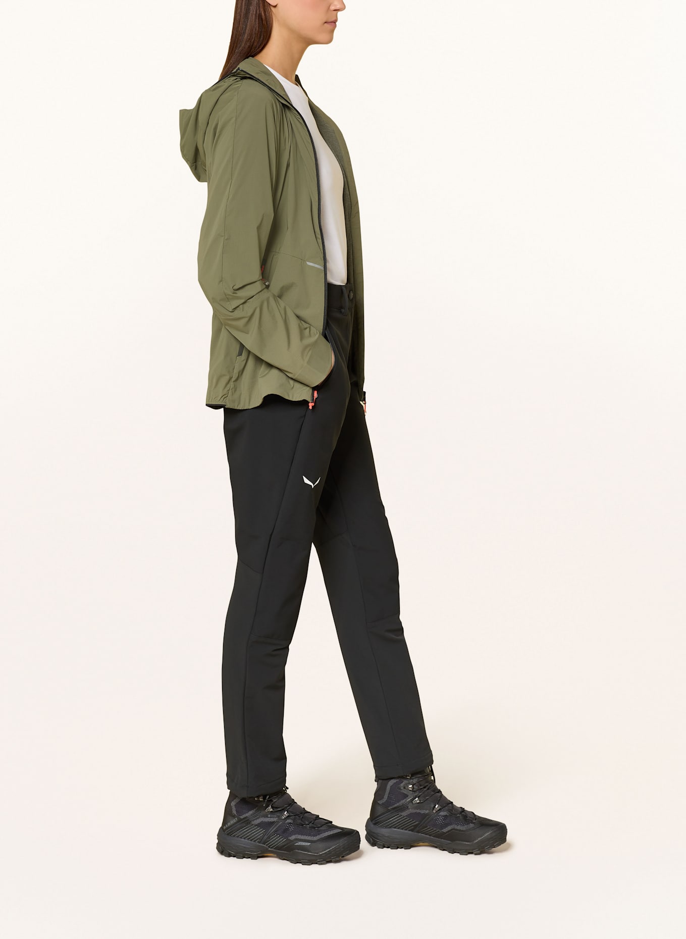 SALEWA Trekkinghose PUEZ DOLOMIA 2: SCHWARZ