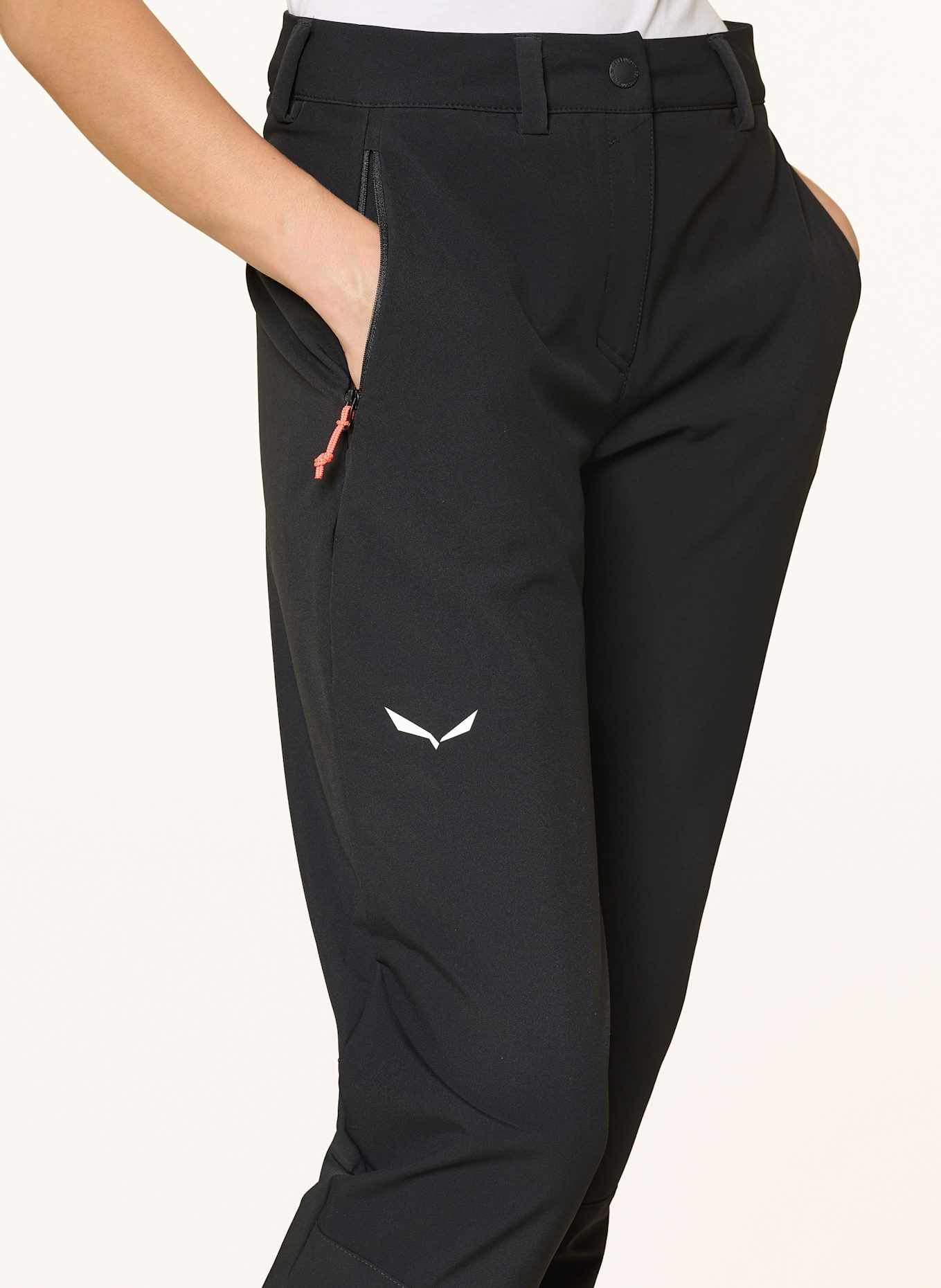 SALEWA Trekkinghose PUEZ DOLOMIA 2: SCHWARZ