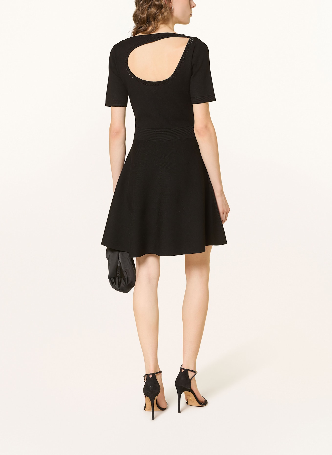 LIU JO Strickkleid mit Cut-out: SCHWARZ