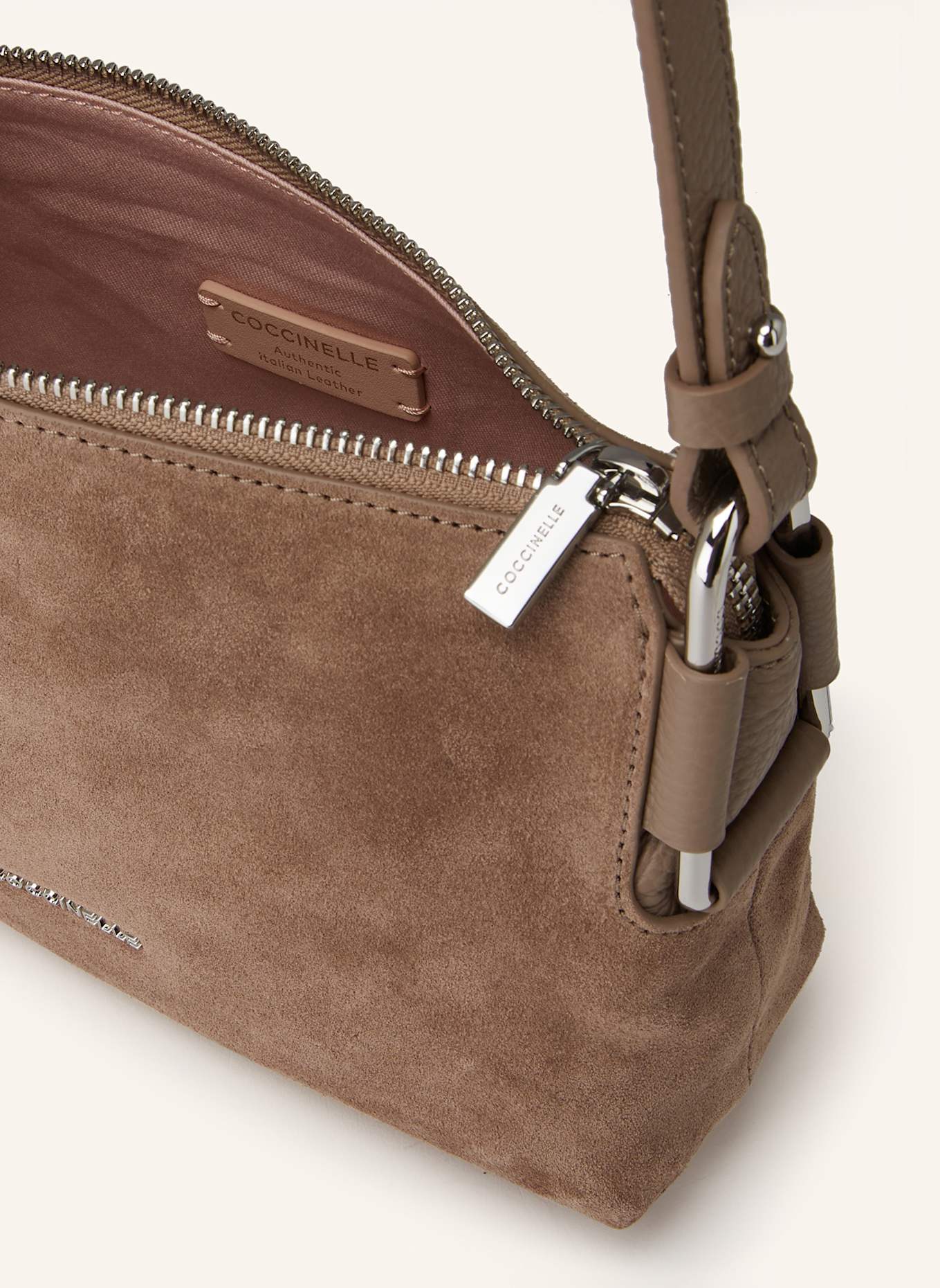 COCCINELLE Schultertasche: HELLBRAUN