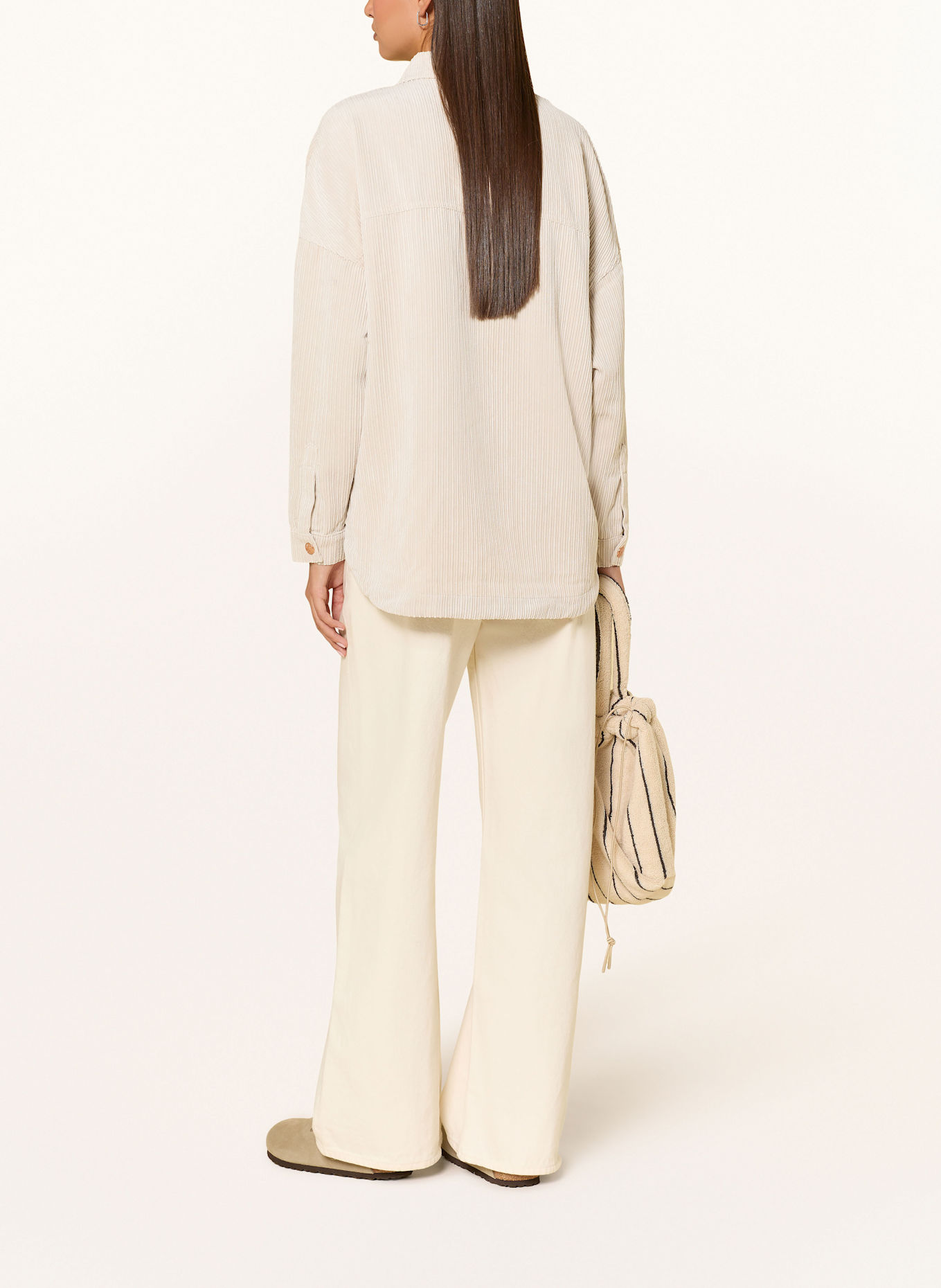 ONLY Cord-Overshirt: CREME