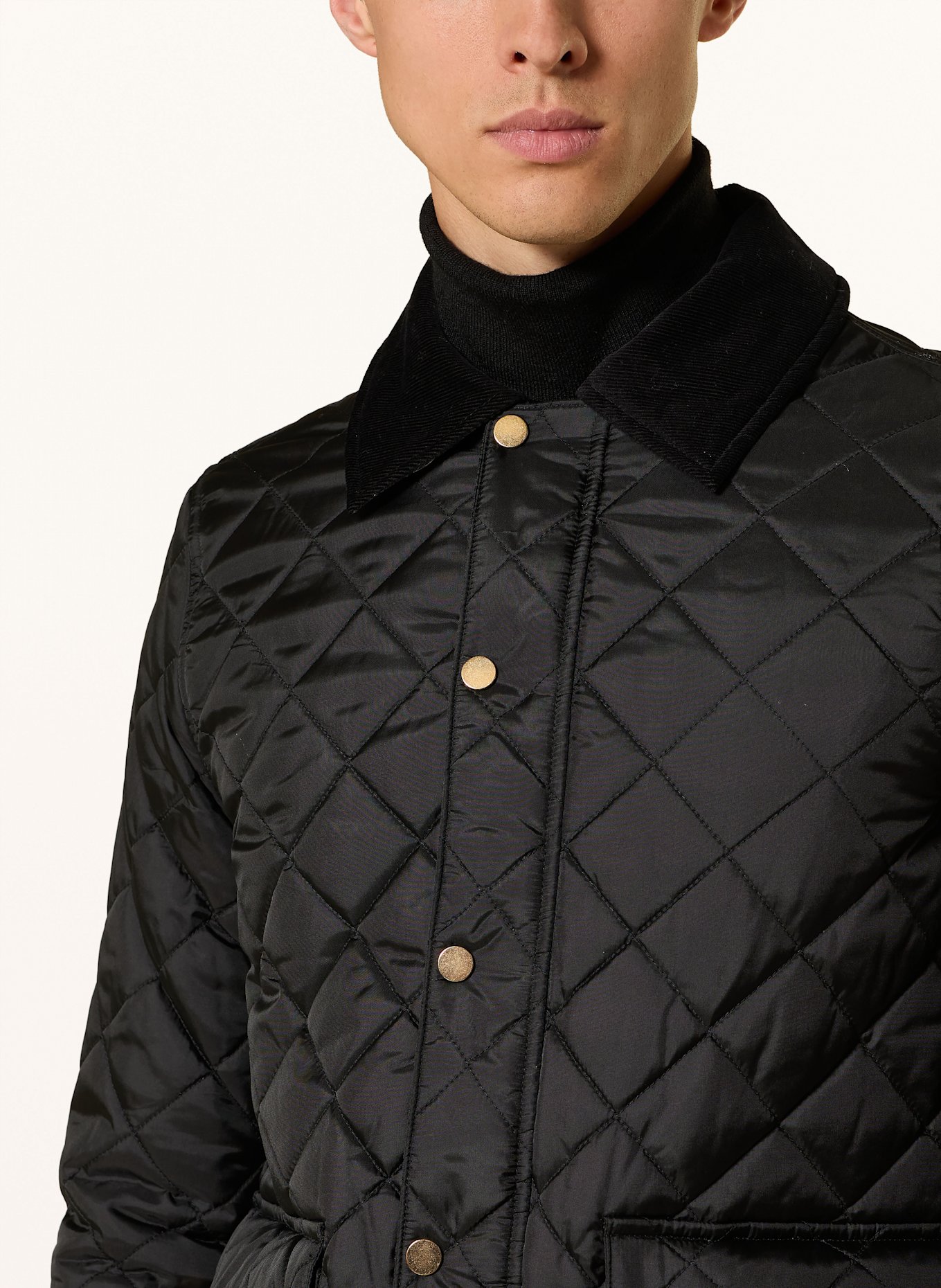 STROKESMAN'S Steppjacke: SCHWARZ