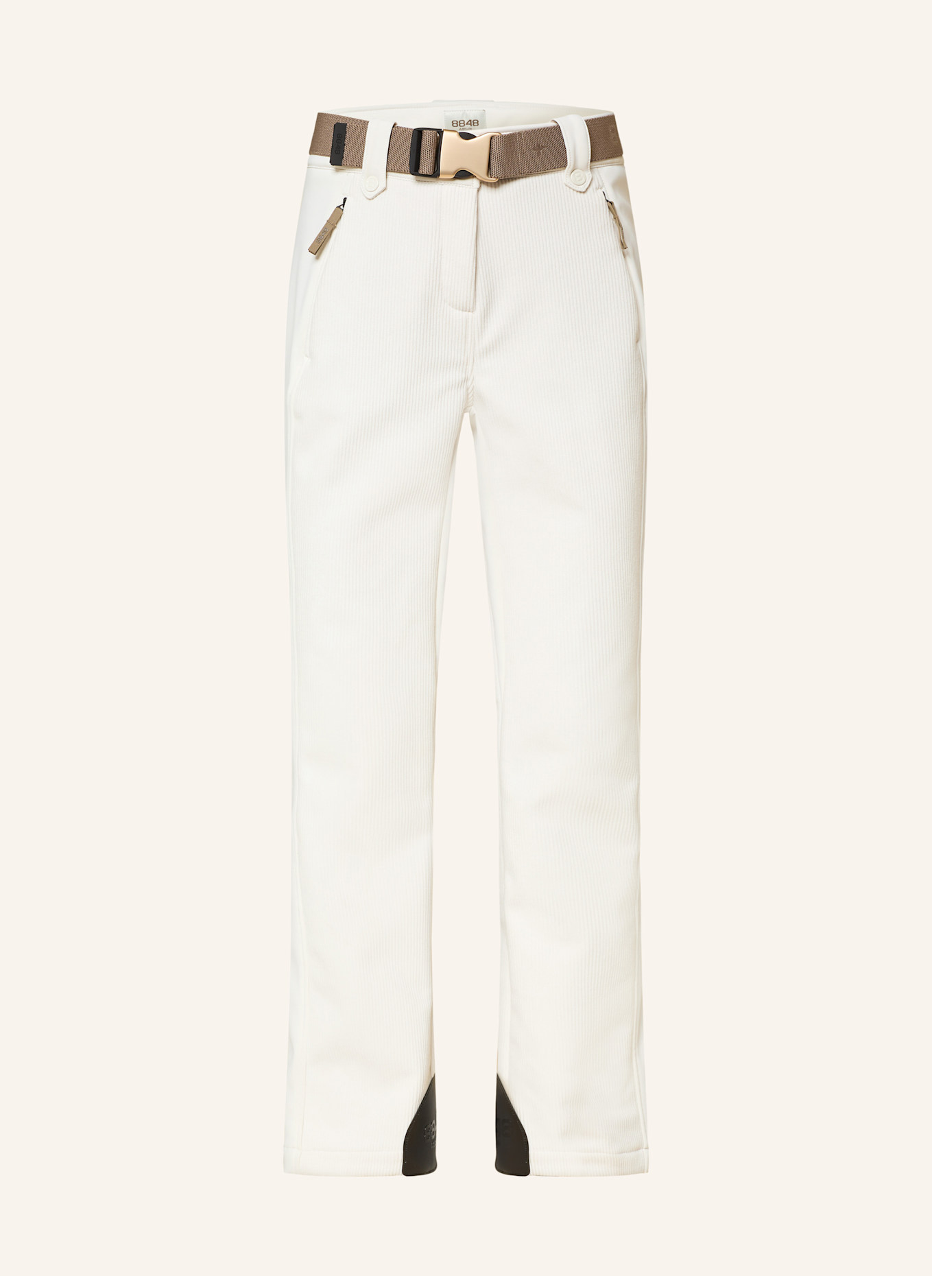 8848 Altitude Softshell-Skihose TUMBLR CORD: ECRU