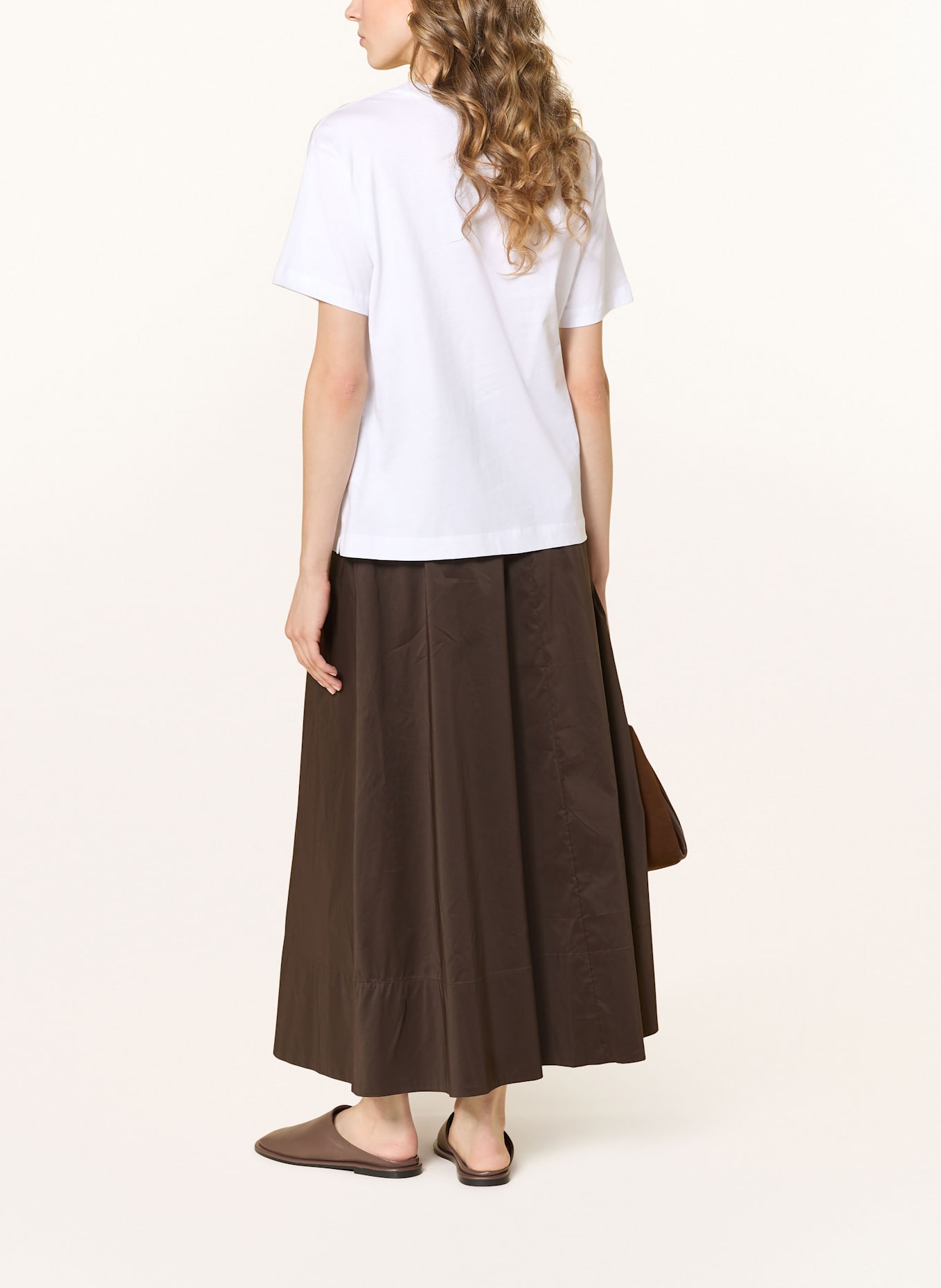 JOOP! T-Shirt TASHI mit Schmucksteinen: WEISS