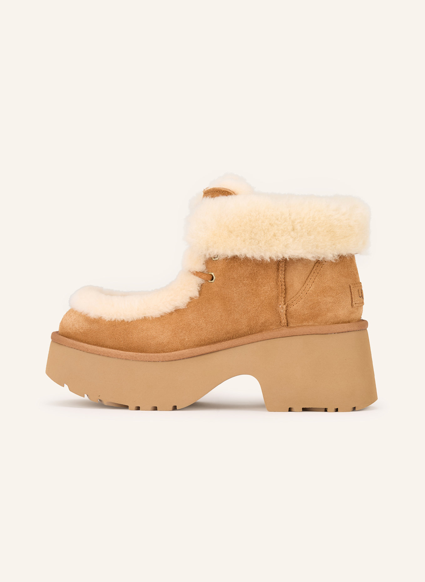 UGG Schnürboots ESMEE: CAMEL / CREME