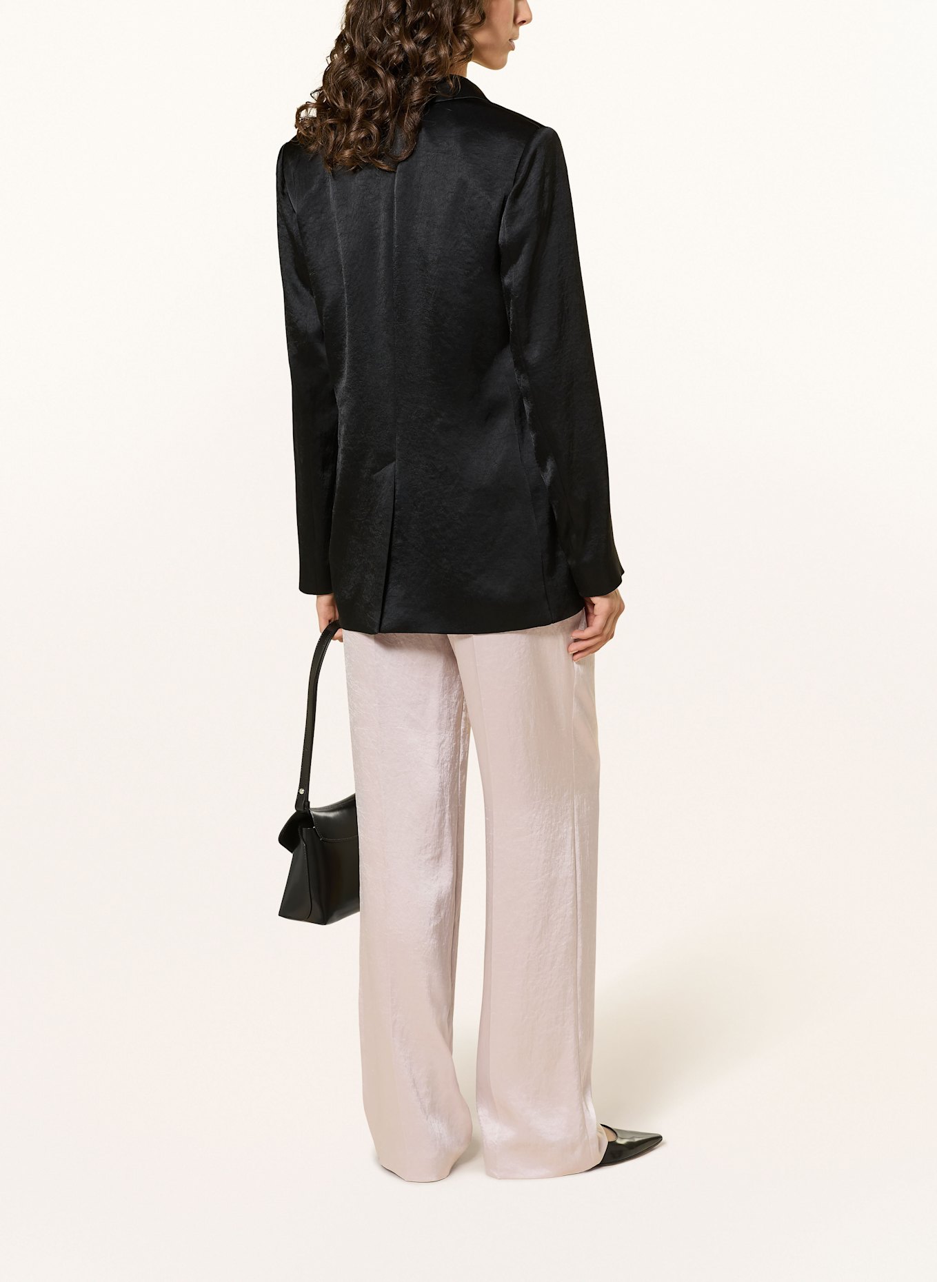 MARC CAIN Satinblazer: 900 BLACK